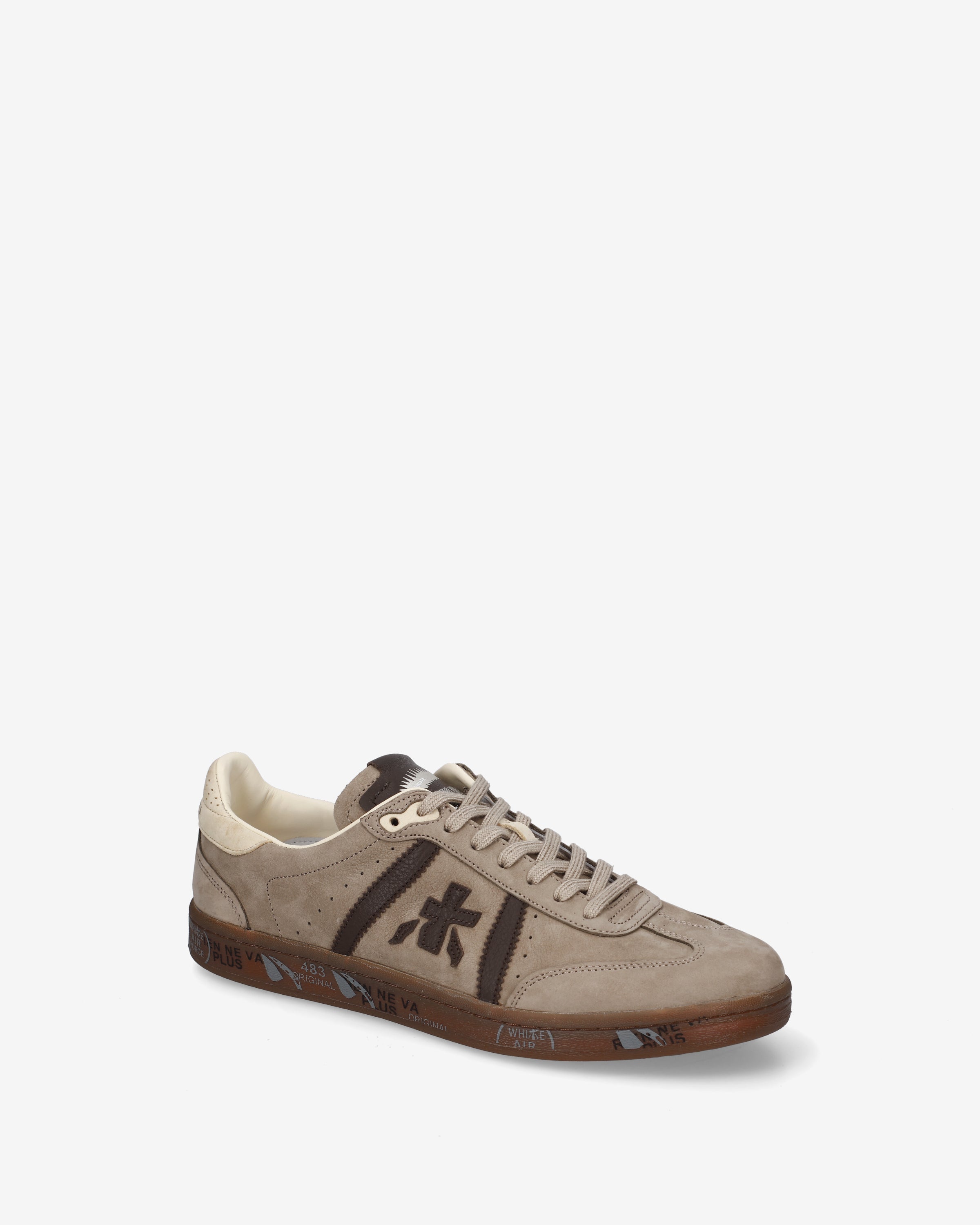 premiata-bonnie-8593-herren-sneaker-suede-taupe image 4