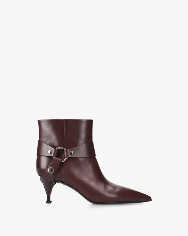 premiata-heritage-stiefelette-leder-bordeaux-damen-absatz-65-mm image 1