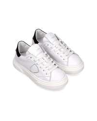 philippe-model-temple-tennis-junior-sneaker-white-black image 5
