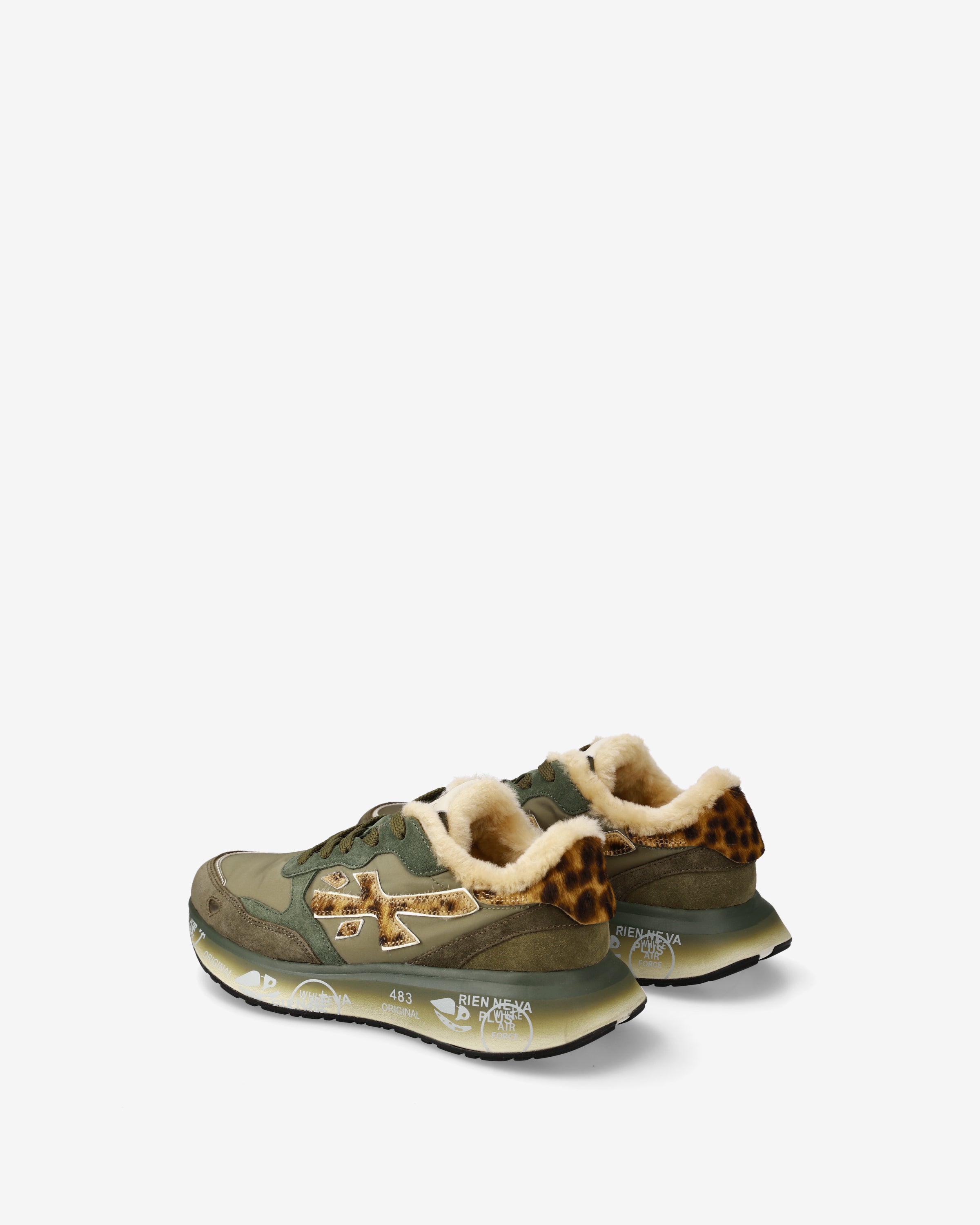 premiata-lauryn-7790m-sneaker-salvia-oliva-animalier image 5