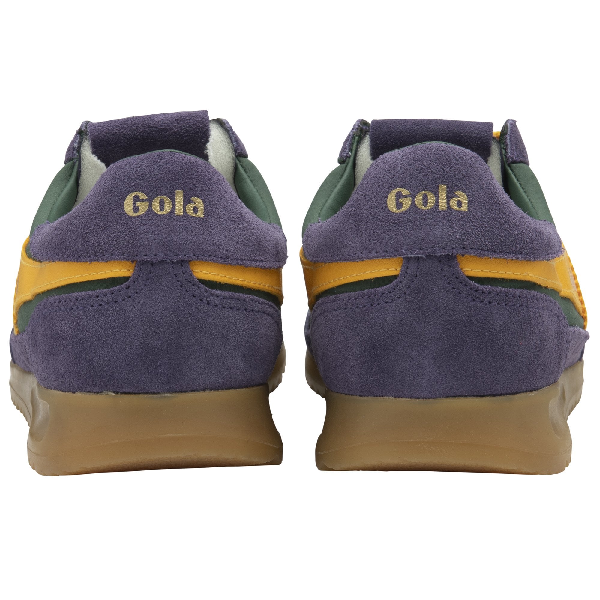 gola-firefly-sneaker-f-r-damen-tannengr-n-pflaume-gelb image 4
