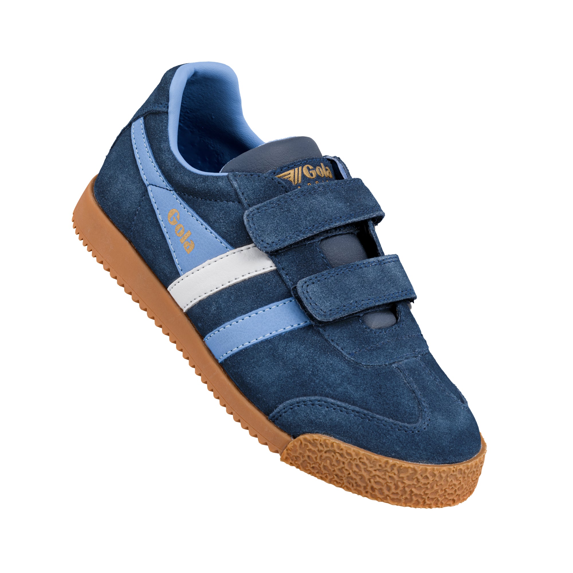 gola-harrier-strap-kinder-sneaker-mit-klett-aus-wildleder image 5