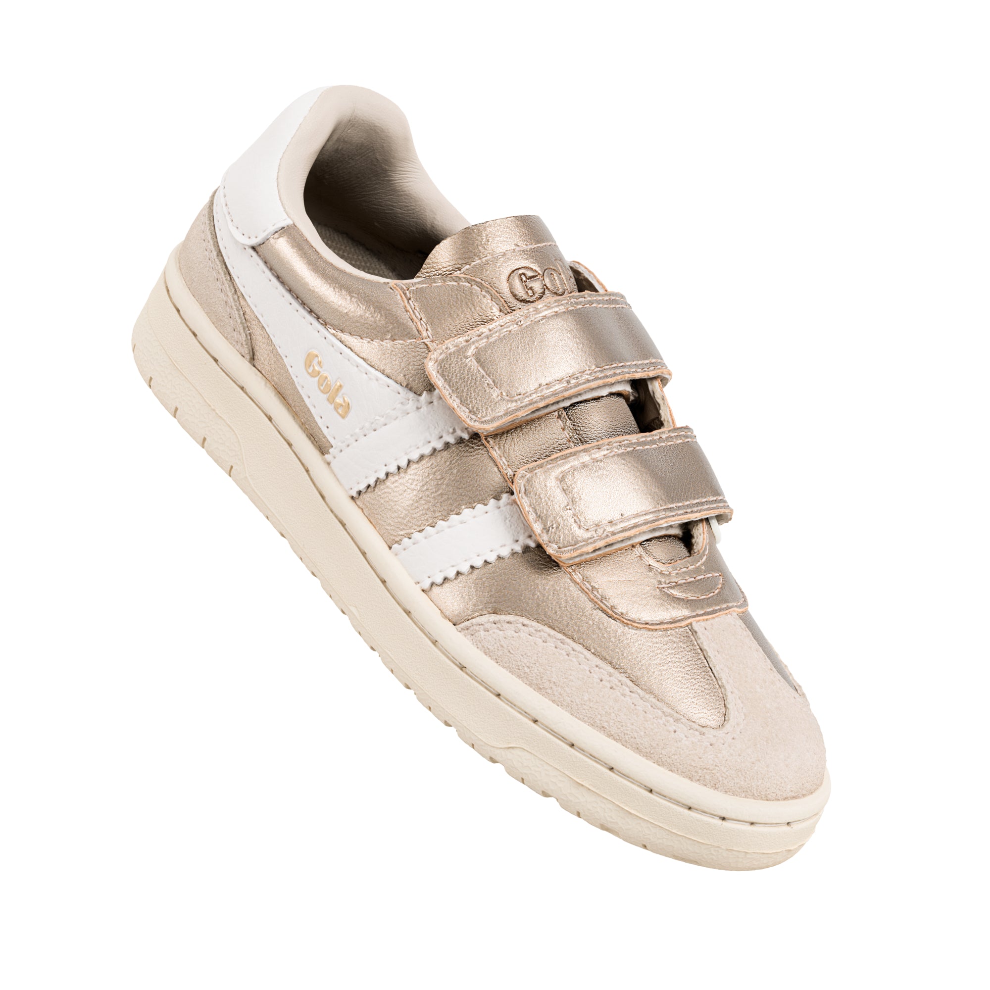 gola-viper-glimmer-strap-kinder-sneaker-gold-klettverschluss image 5