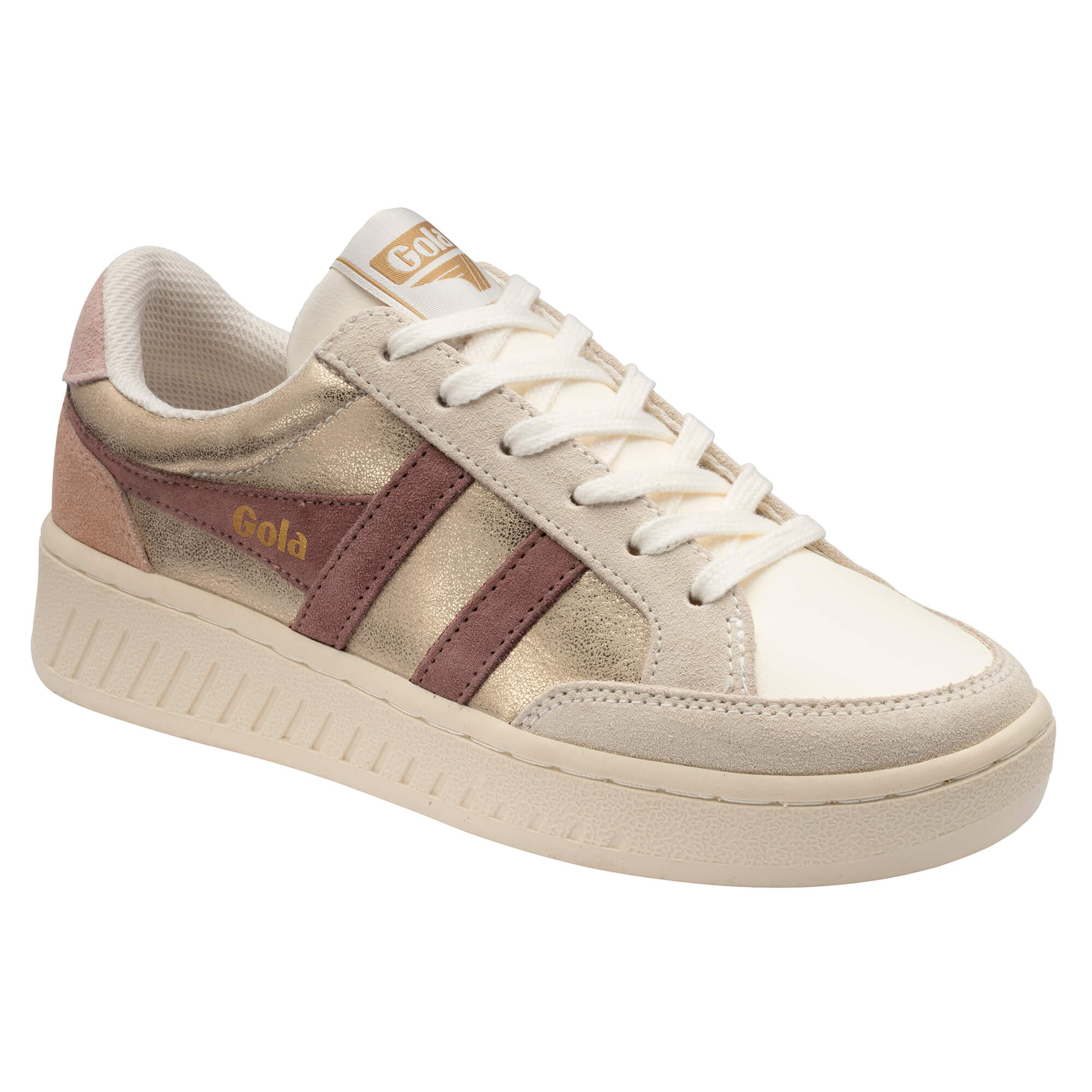 gola-superslam-blaze-sneaker-f-r-damen-gold-creme image 2