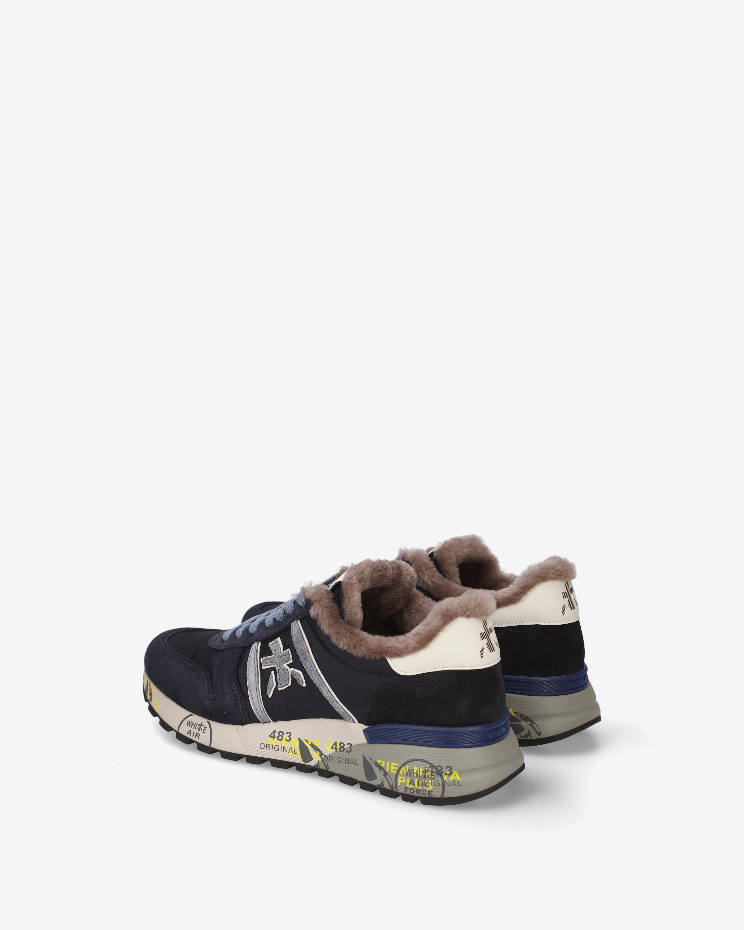 premiata-lander-8656m-herren-sneaker-nylon-suede image 5