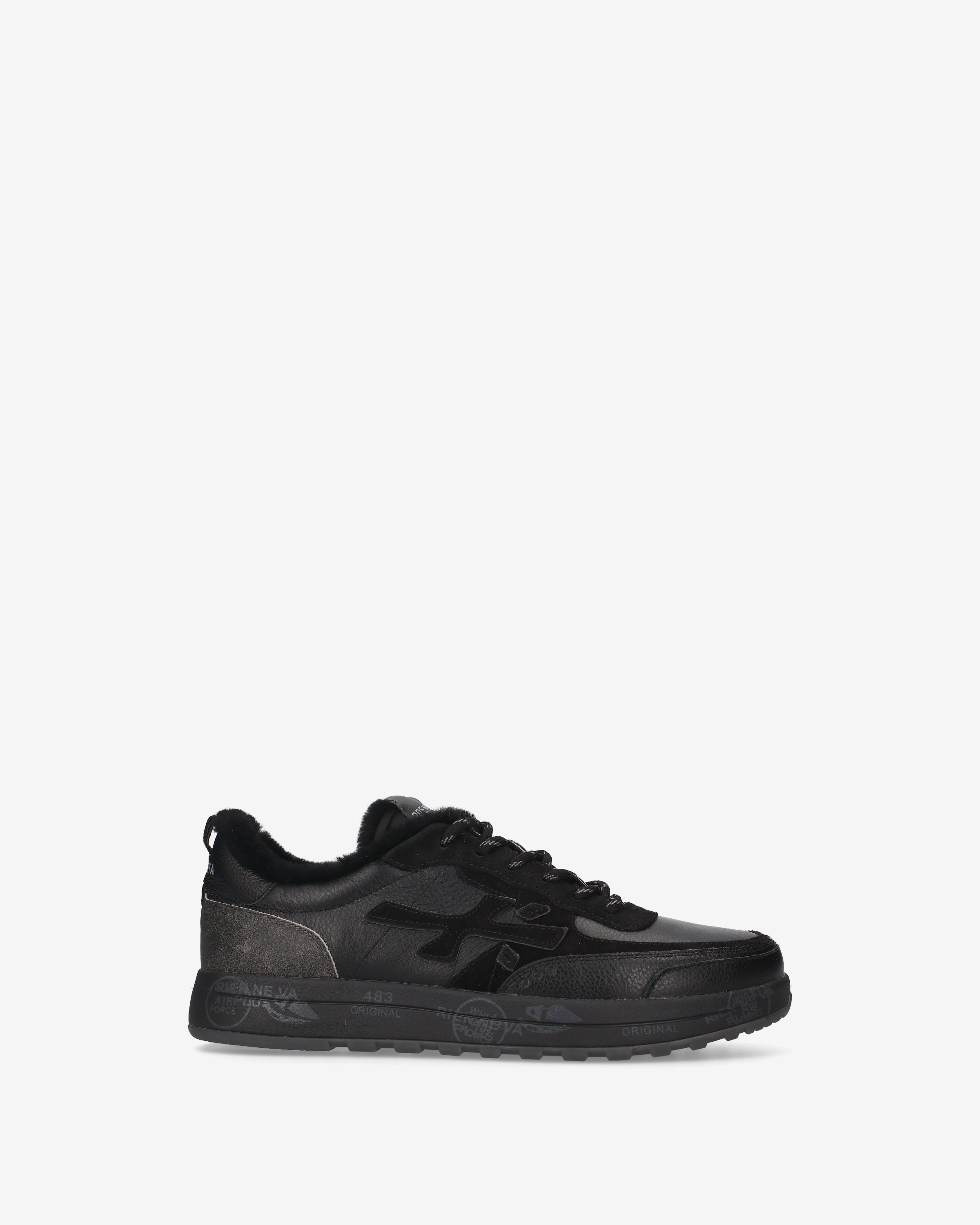 premiata-nous-8465m-sneaker-herren-schwarz-anthrazit image 1