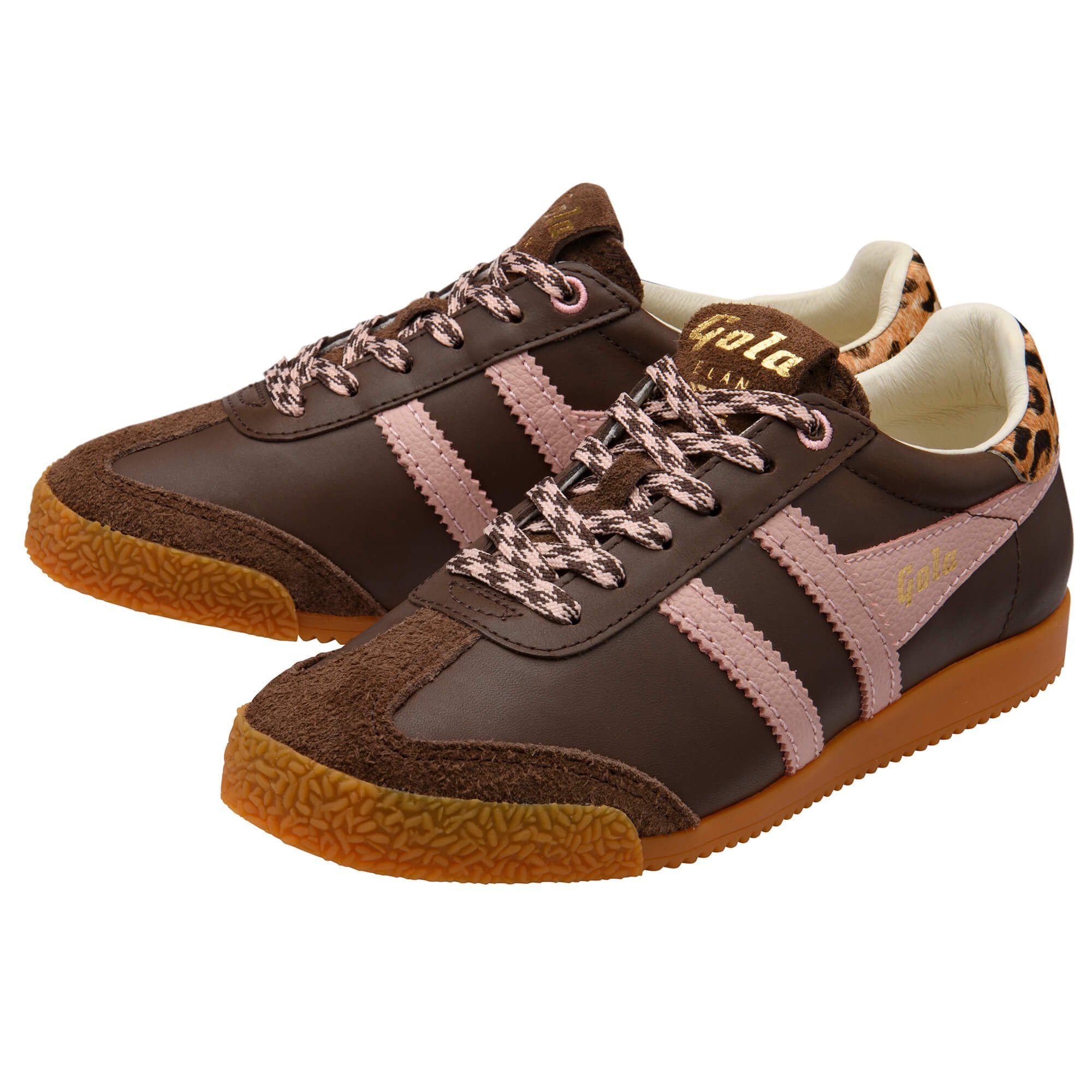 gola-elan-islington-damen-made-in-england-braun-pink image 3