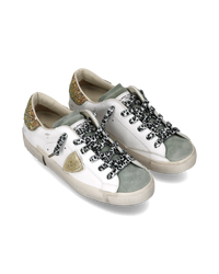 philippe-model-prsx-sneaker-damen-wei-hellblau-gold-mit-glitzer-fersenkappe image 5