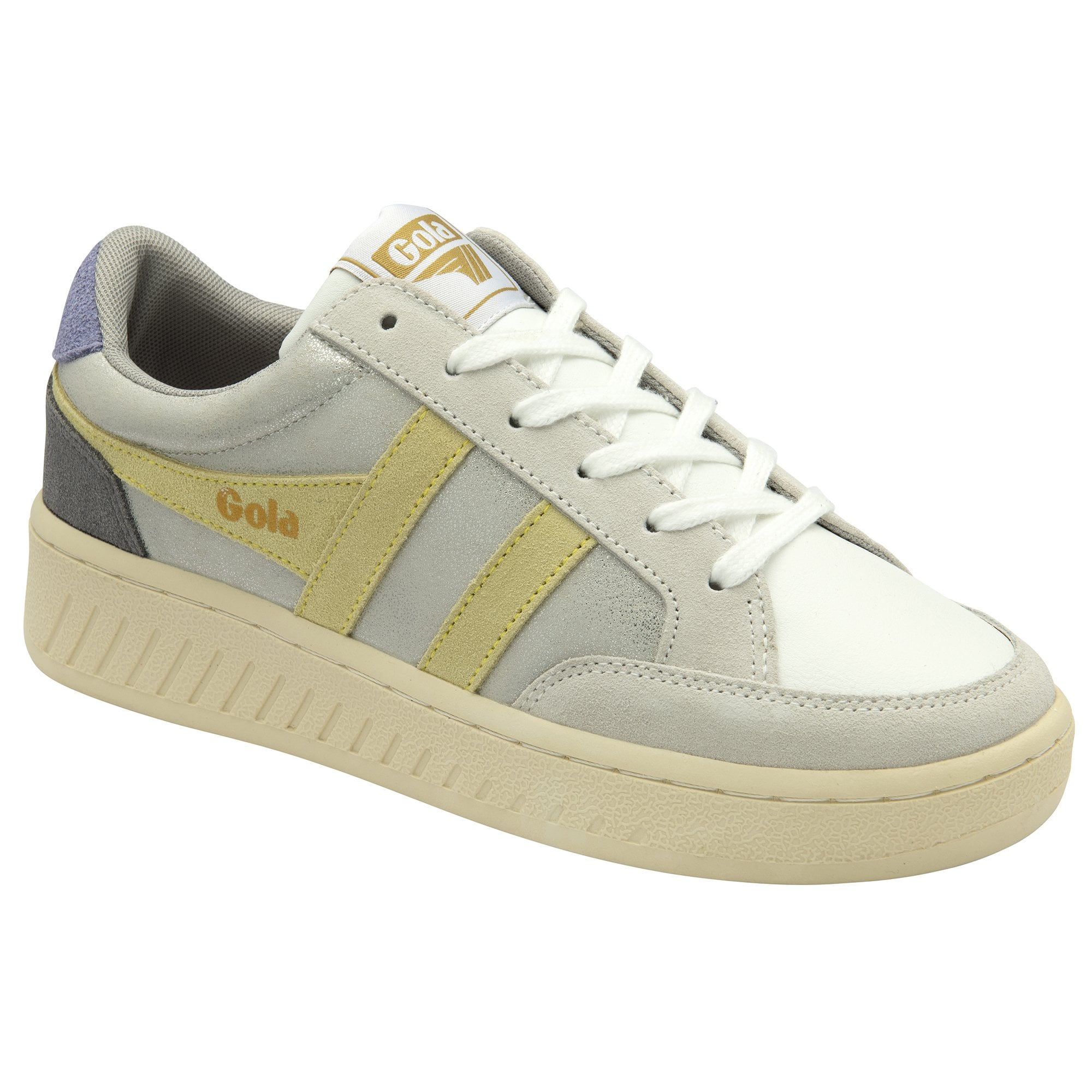 gola-superslam-blaze-sneaker-f-r-damen-silber-metallic-court image 2