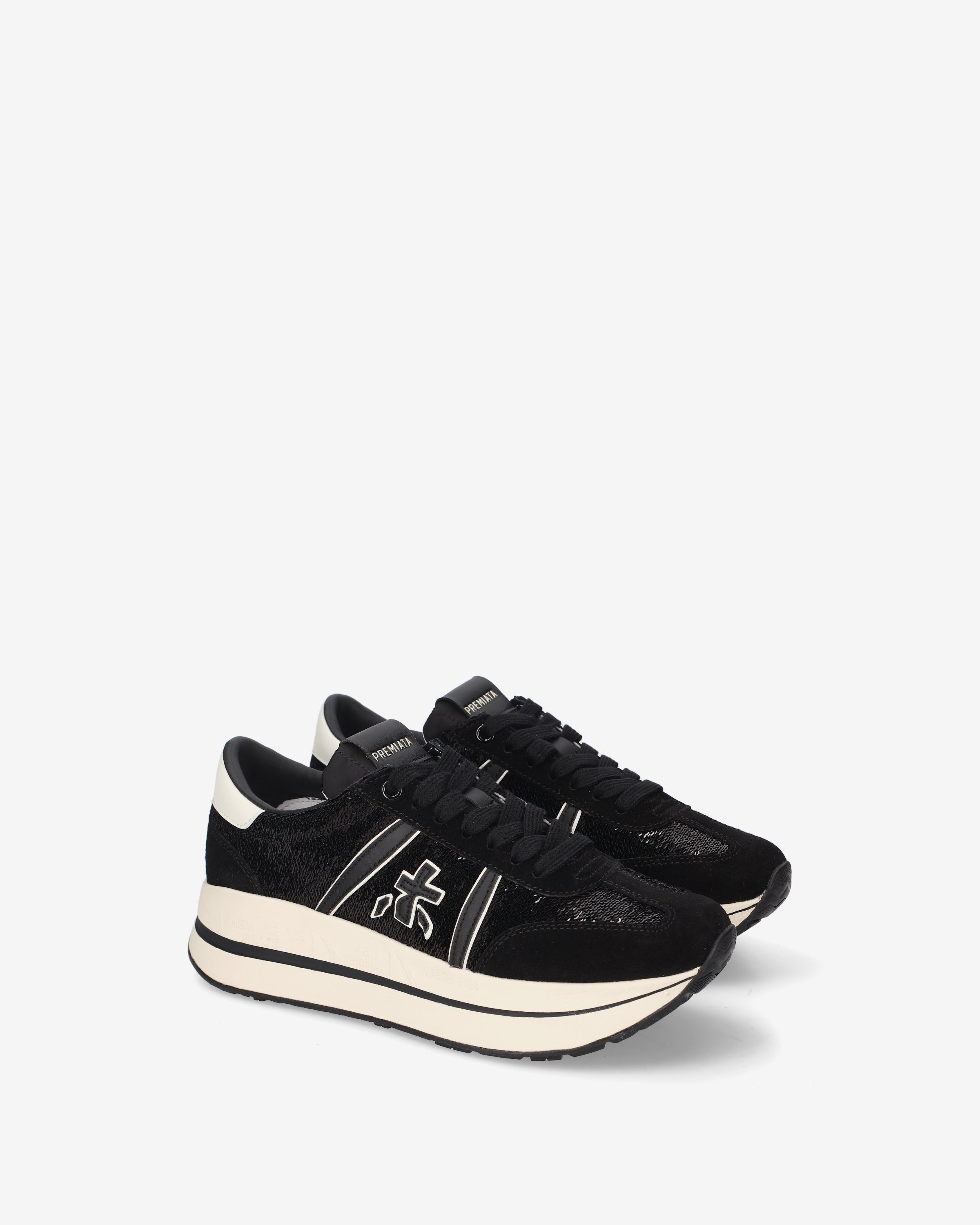 premiata-bethcoin-8504-damen-platform-sneaker-pailletten-suede image 2