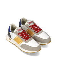 philippe-model-tour-herren-running-sneaker-grau-orange image 5