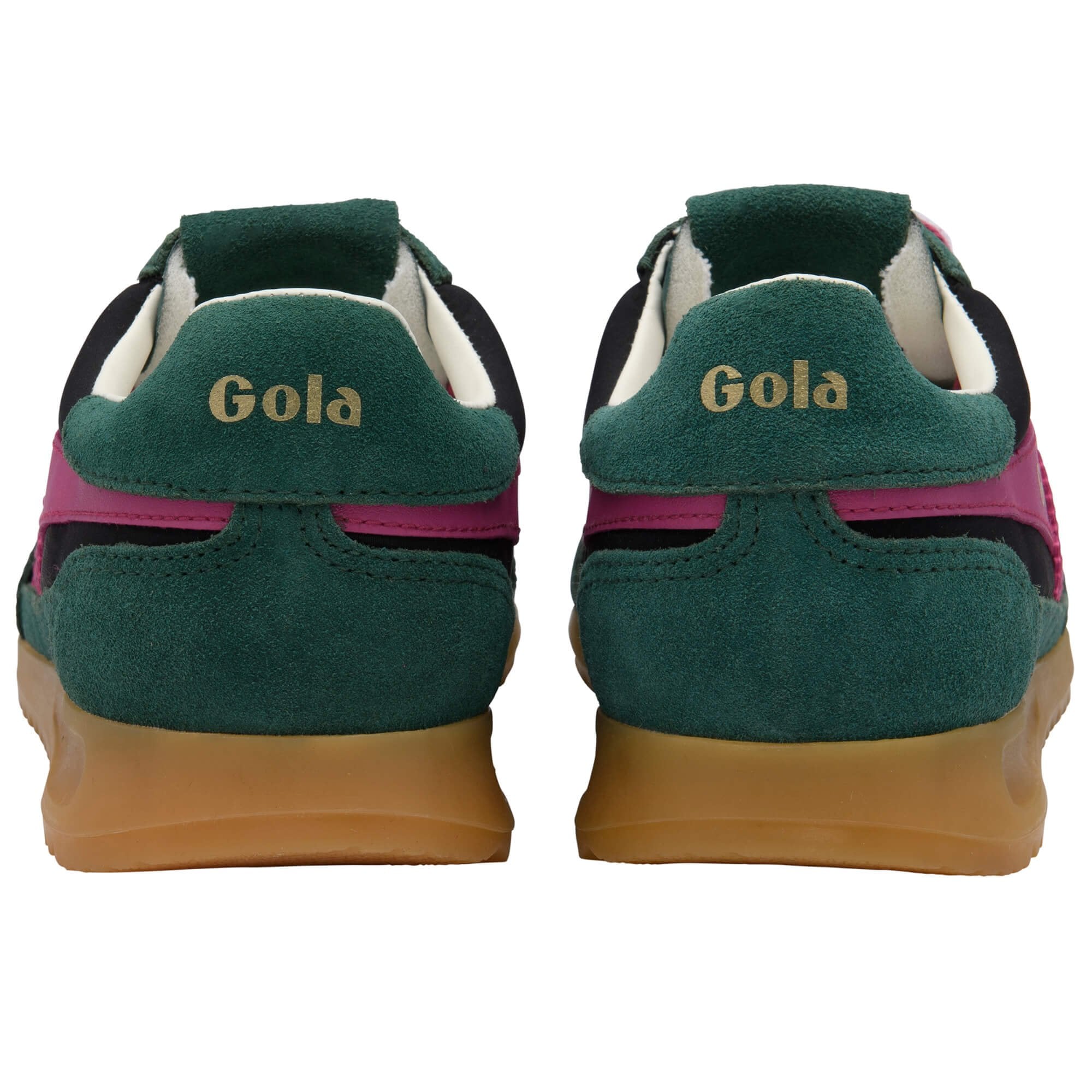 gola-firefly-sneaker-f-r-damen-in-schwarz-tannengr-n-fuchsia image 4