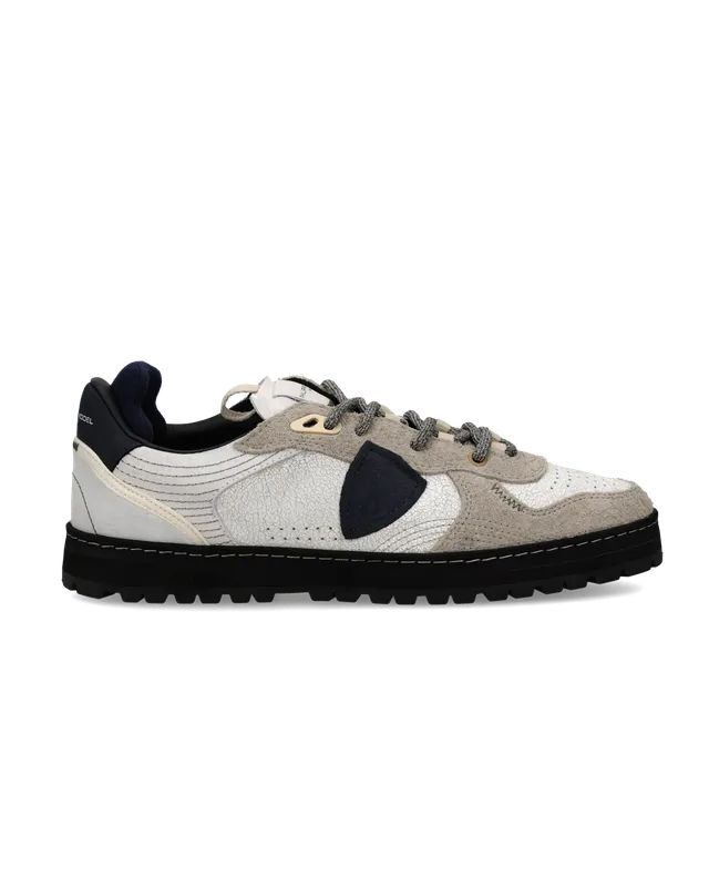 philippe-model-pgal-herren-sneaker-wei-blau-beige image 1