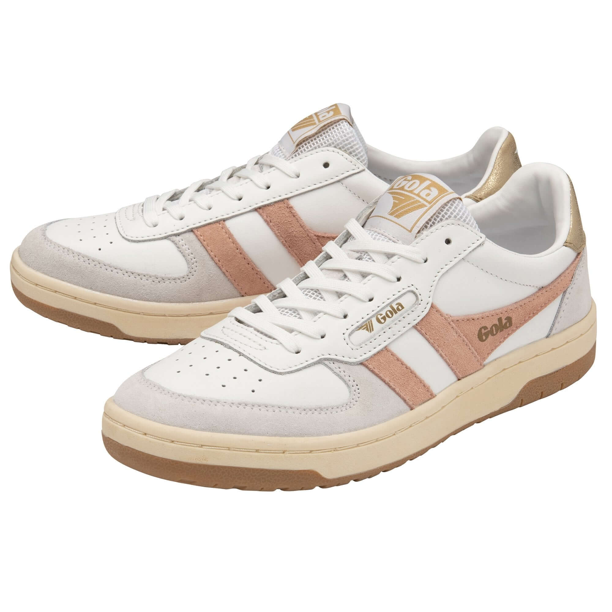 gola-hawk-damen-sneaker-wei-gold-leder image 3