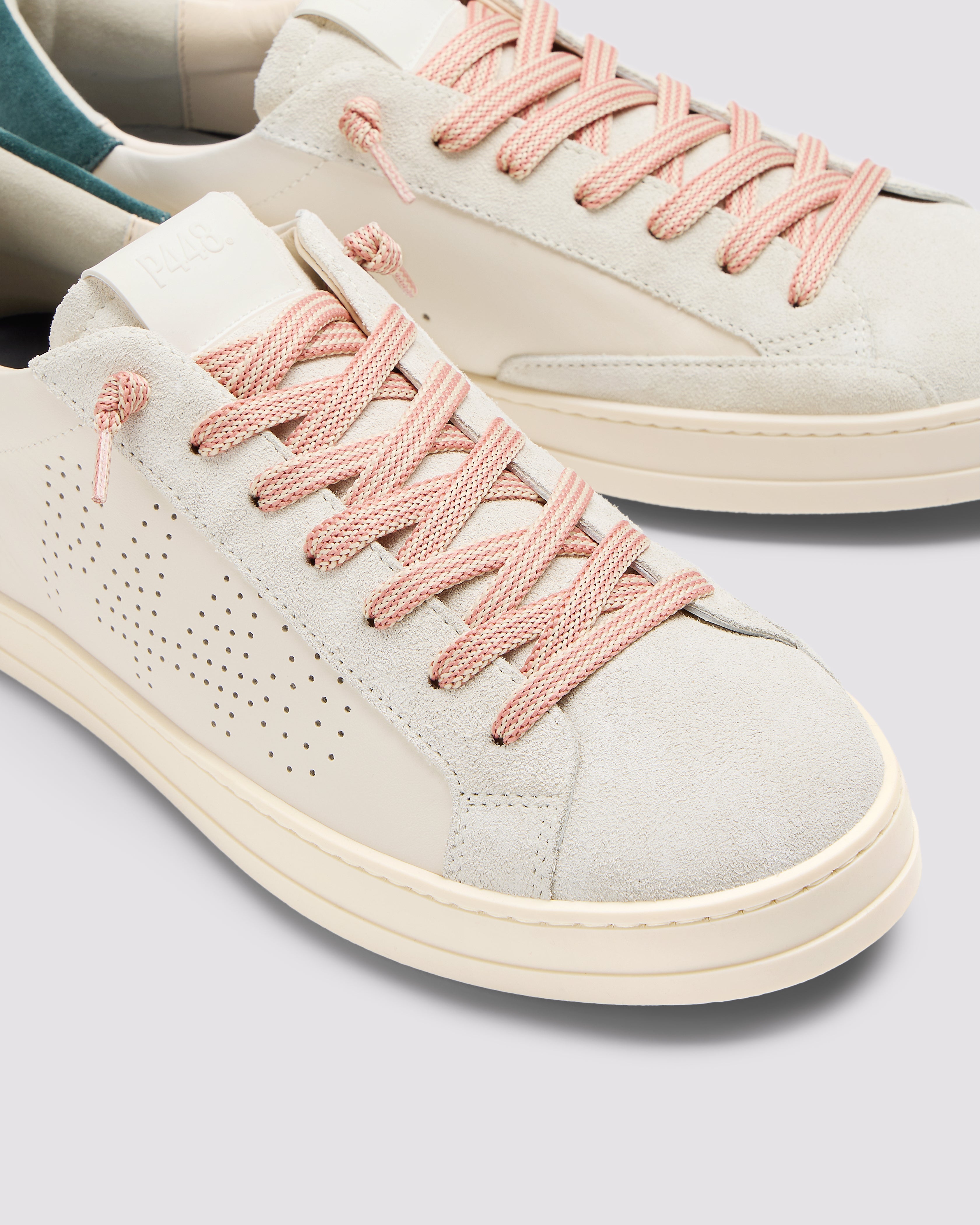 p448-john-cream-low-top-sneaker-green image 5