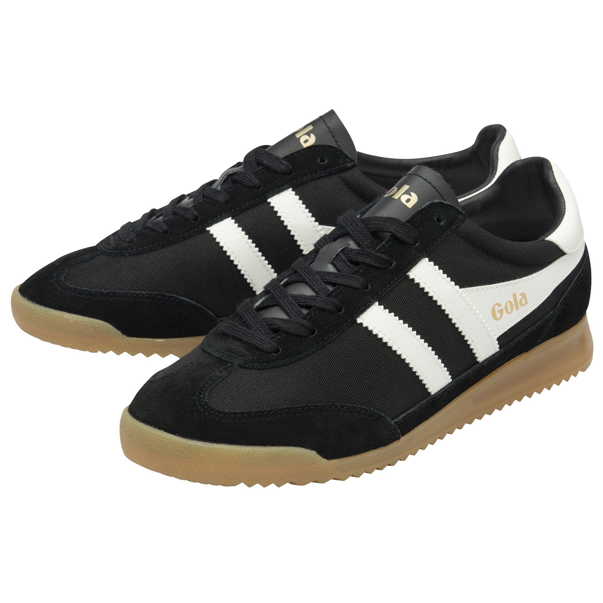 gola-tornado-herren-sneaker-schwarz-nylon-wildleder image 3