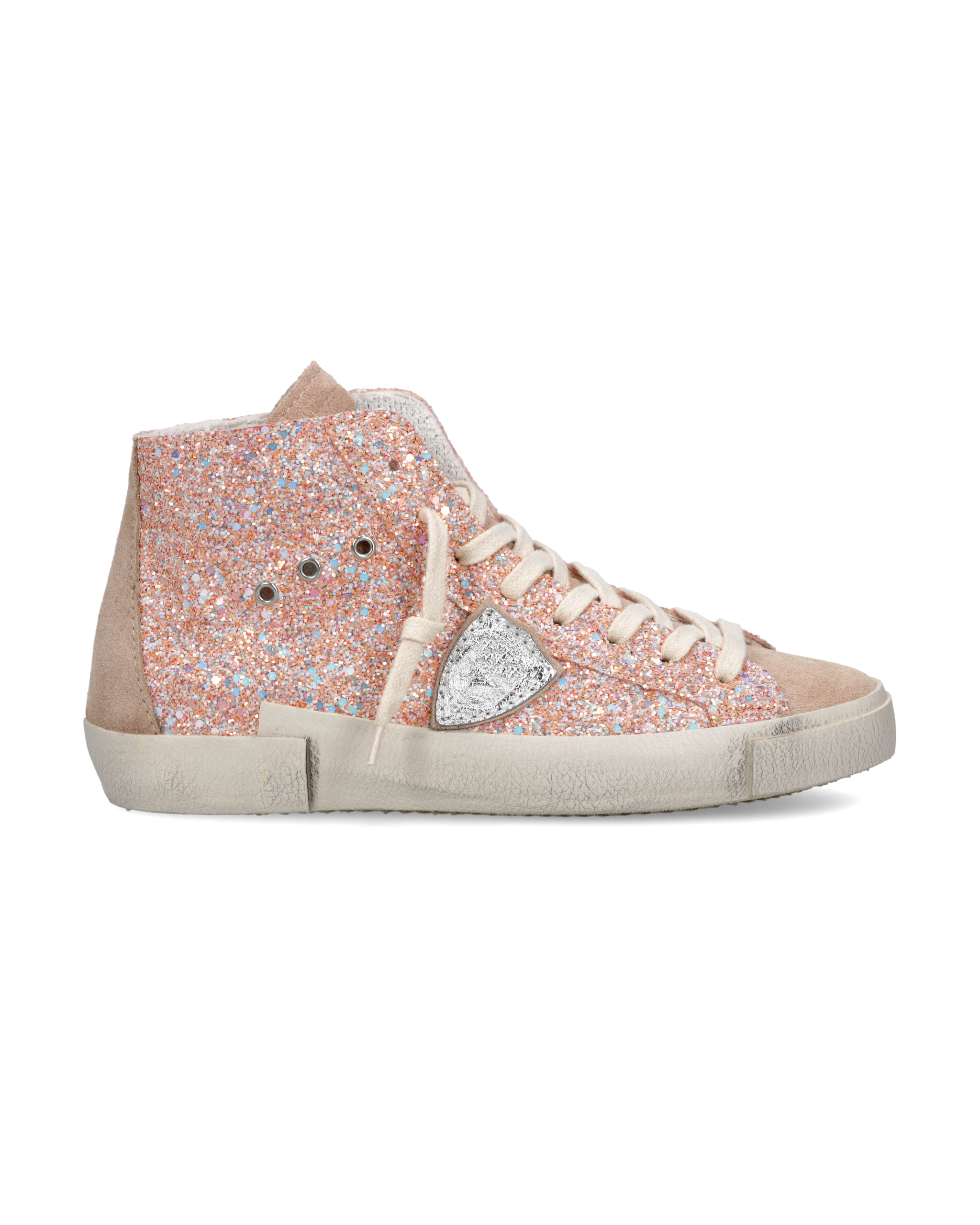 philippe-model-prsx-damen-sneaker-glitzer-hellrosa image 1