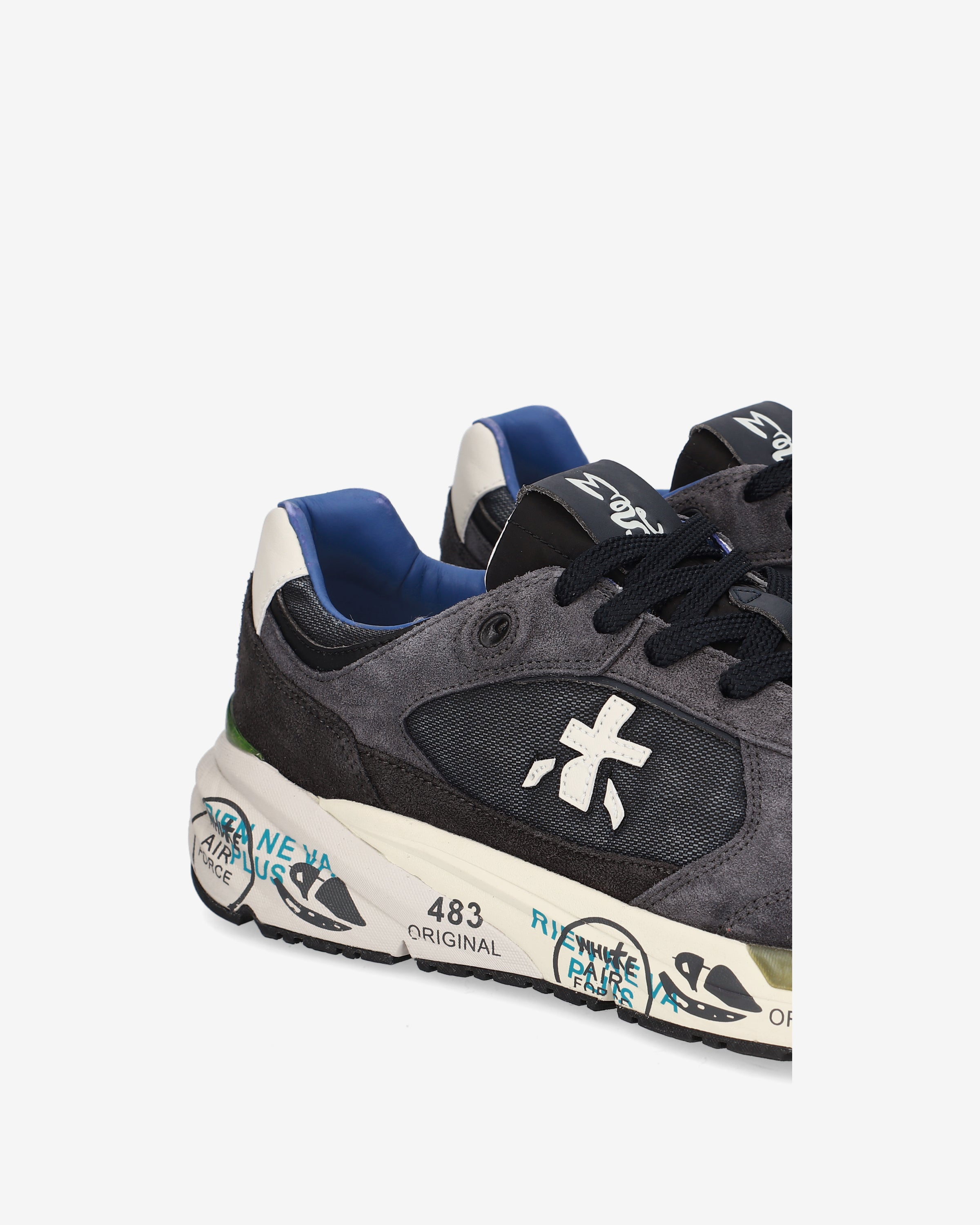 premiata-mase25-8014-sneaker-herren-navy-panna-suede-textil image 5