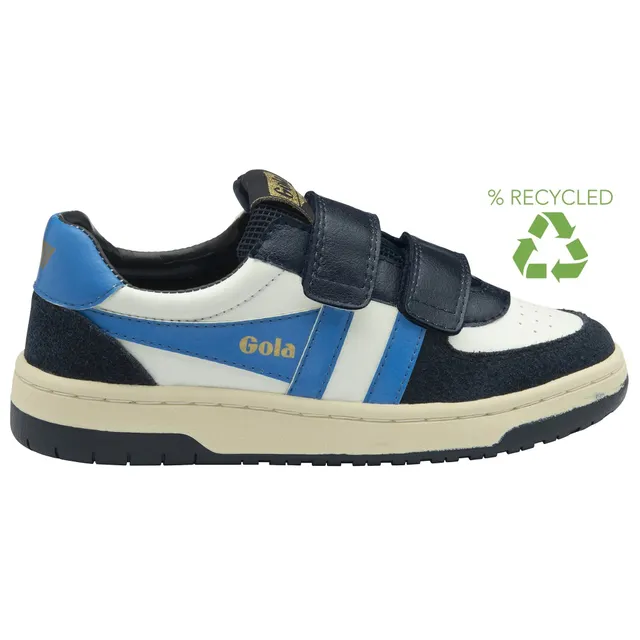 gola-hawk-strap-turnschuhe-f-r-kinder-wei-marineblau image 1