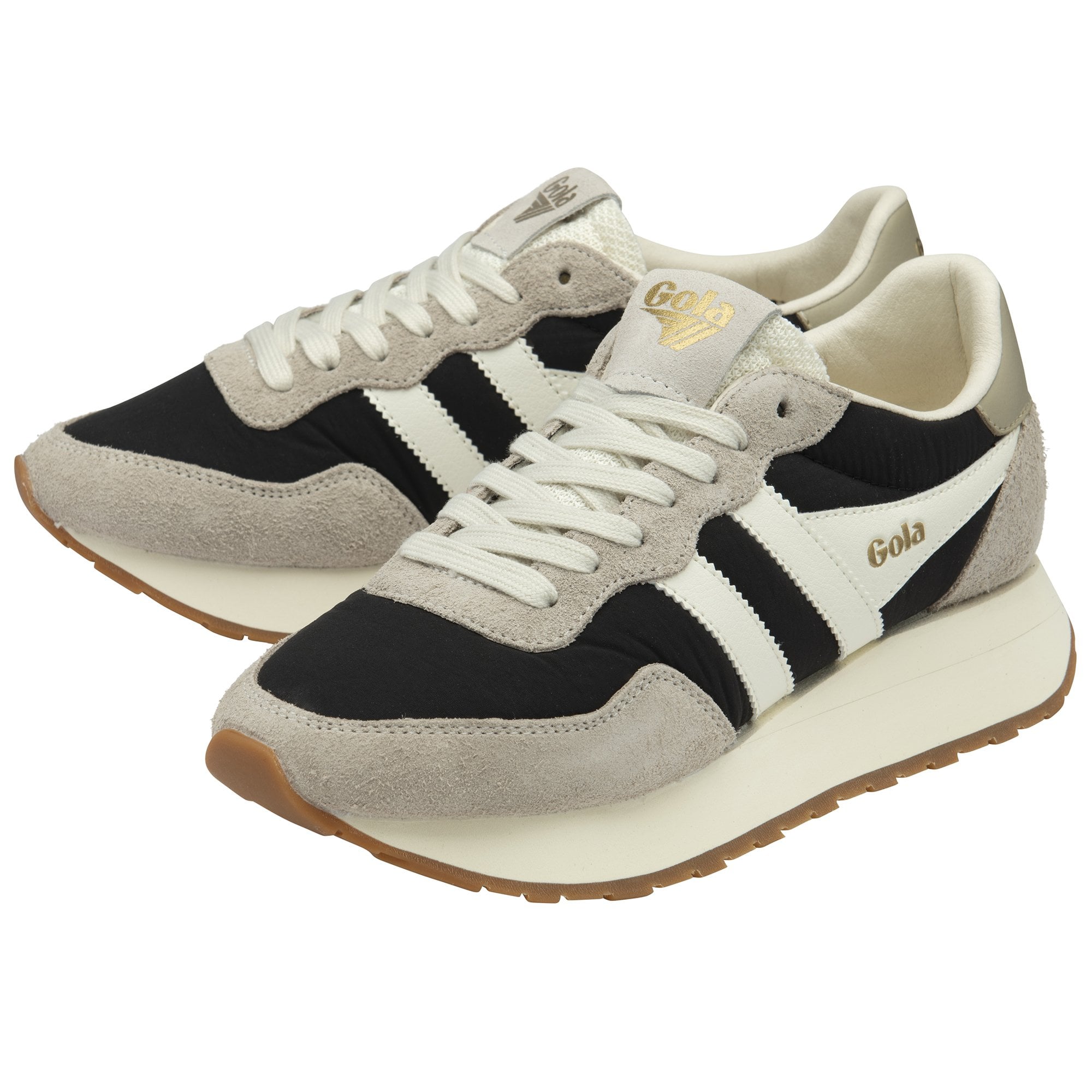 gola-arizona-damen-sneaker-schwarz-feather-grey image 3