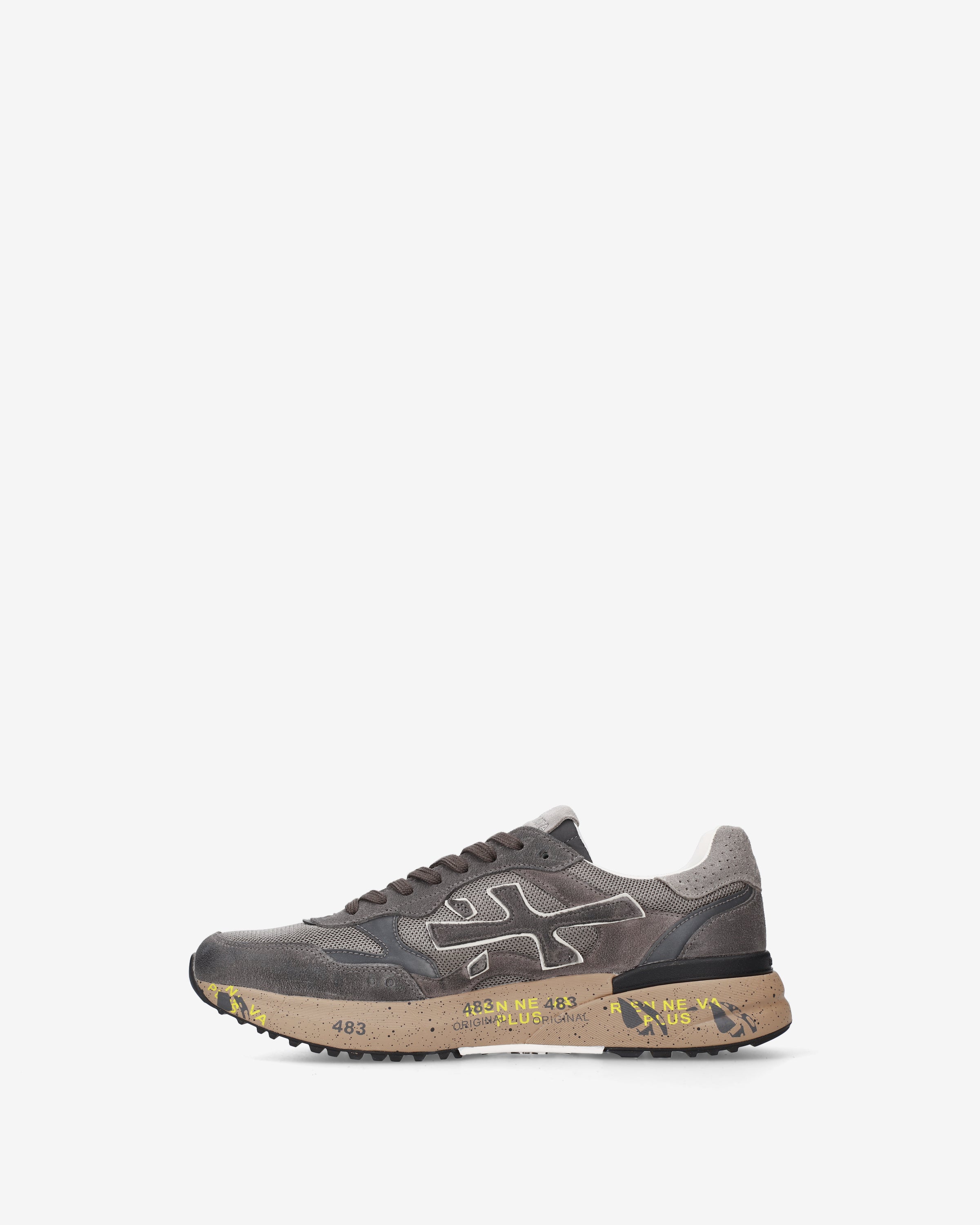 premiata-mick-0-1-8451-sneaker-herren-grau image 3