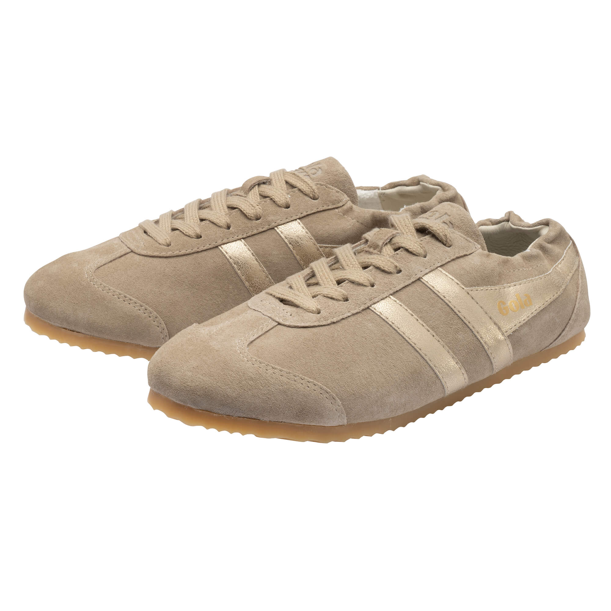 gola-aurora-wildleder-sneaker-damen-bone-gold image 3