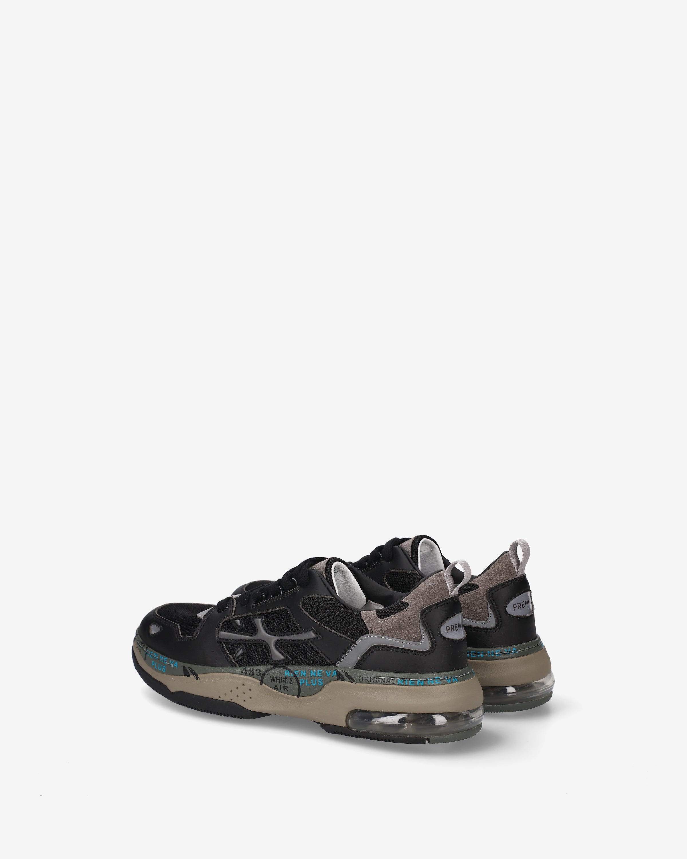 premiata-drake-404-herren-sneaker-schwarz-mit-air image 5