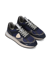 philippe-model-olympique-sneaker-herren-blau-grau-schwarz image 4