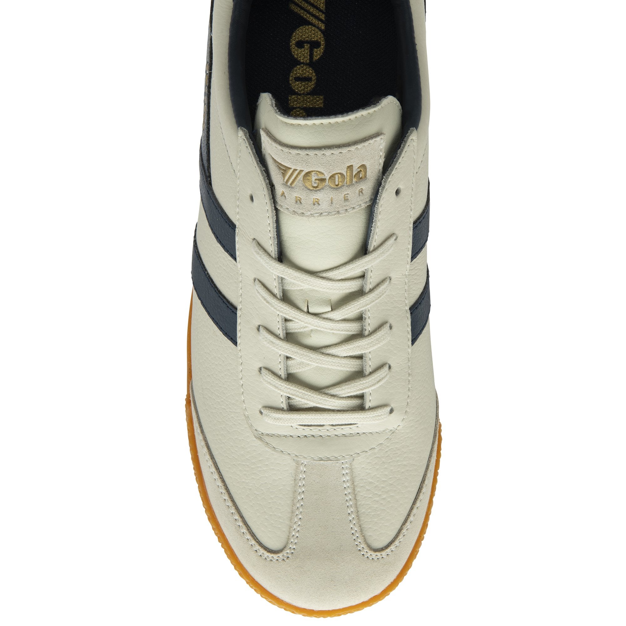gola-harrier-herren-leder-sneaker-off-white-navy image 5