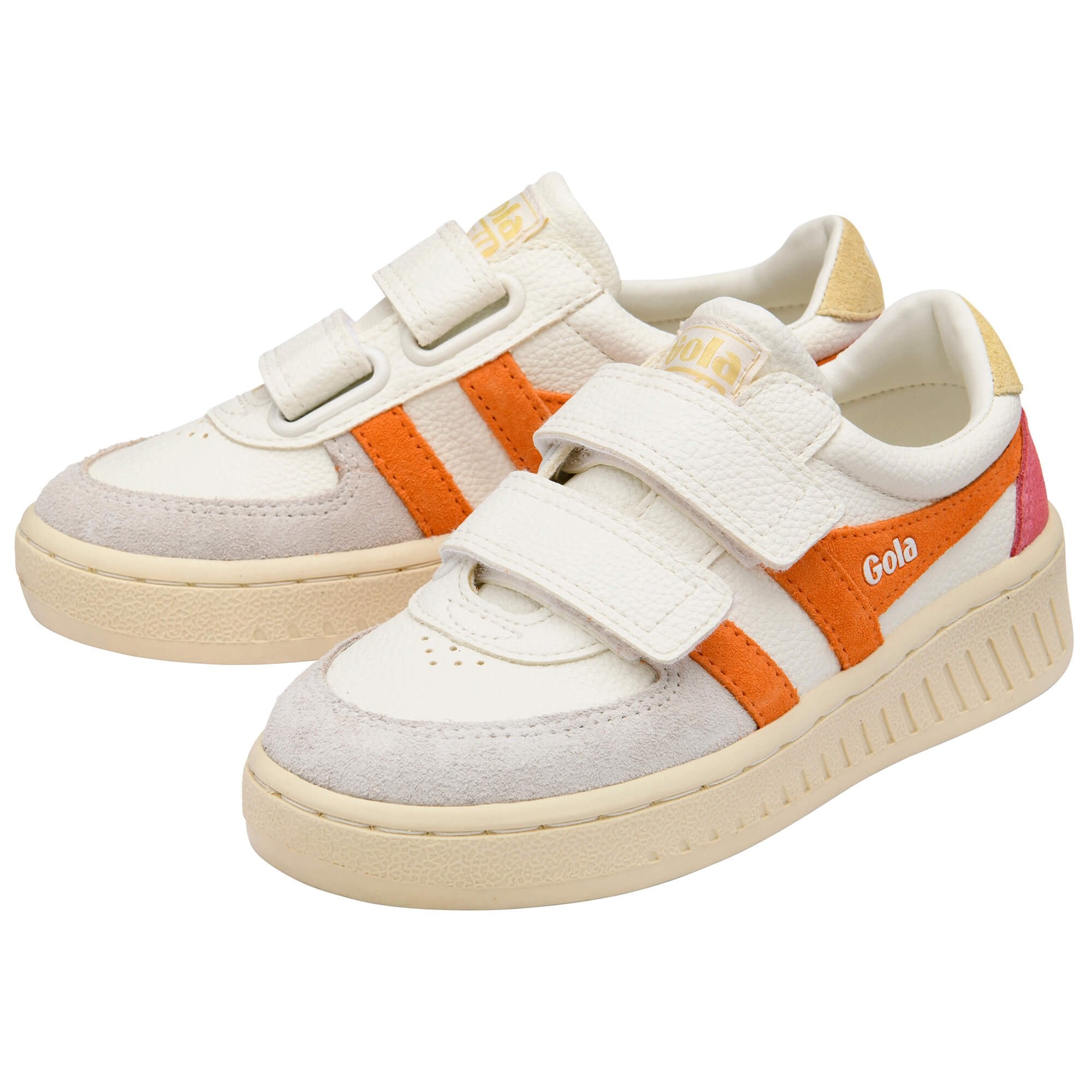 gola-grandslam-trident-strap-sneaker-f-r-kinder-wei-apricot-buttermilch image 3