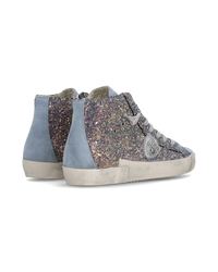 philippe-model-prsx-sneaker-damen-glitzer-hellblau-rosa image 2