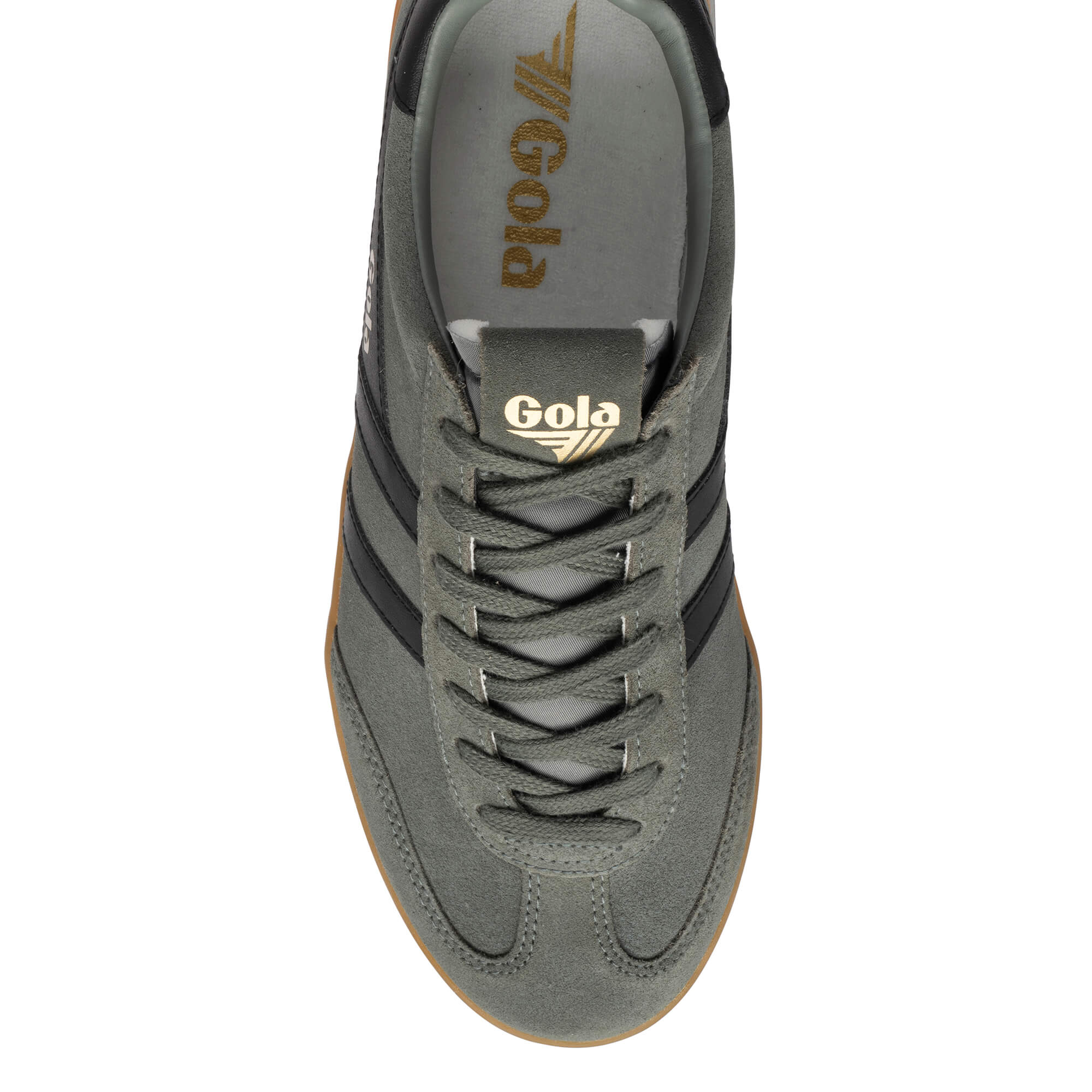 gola-cyclone-herren-sneaker-koniferengr-n-schwarz-wildleder image 5