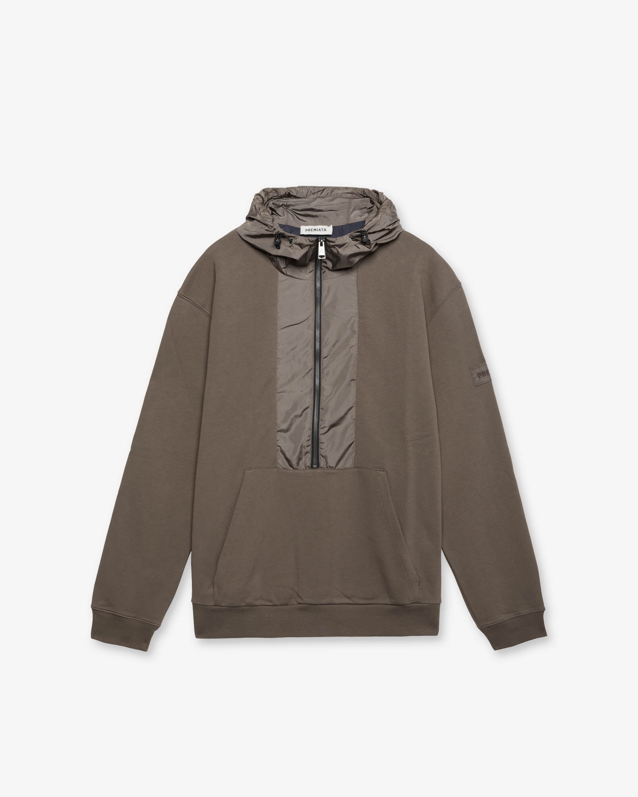 premiata-technical-hoodie-herren-kapuzenpullover-mud-baumwolle-mit-nylon-eins-tz image 1