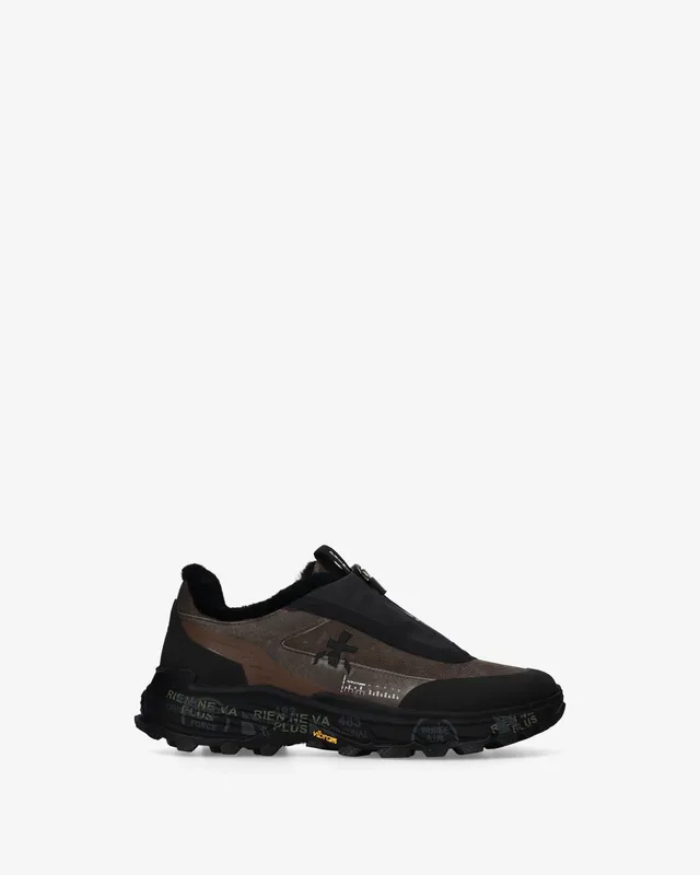 premiata-sciliar-492-herren-sneaker-vibram-schwarz-braun image 1
