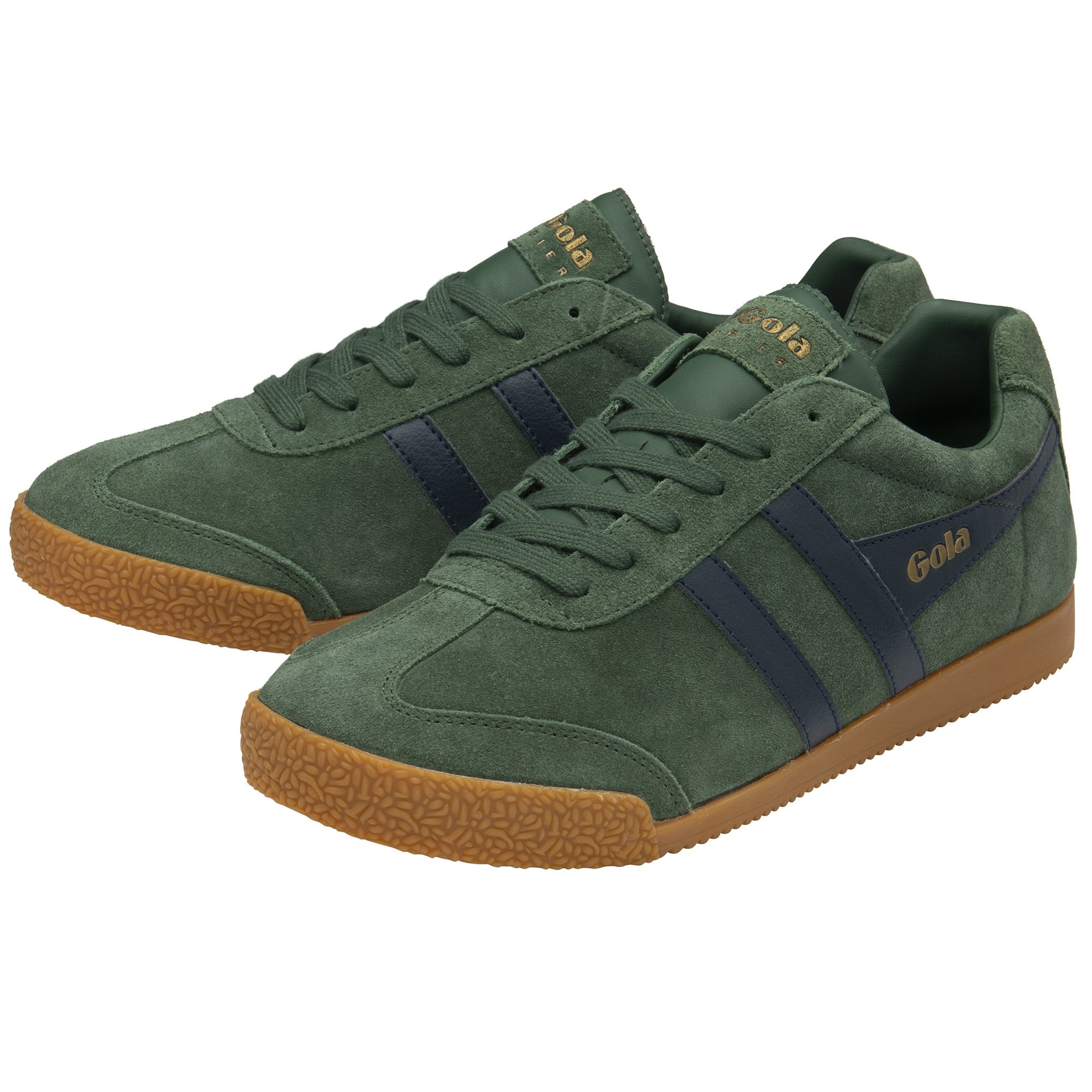 gola-harrier-herren-sneaker-aus-wildleder-evergreen-navy image 3