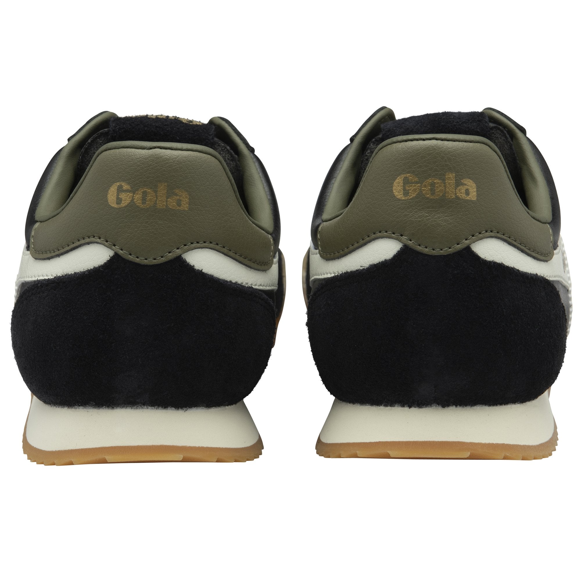 gola-europa-herren-ledersneaker-schwarz-off-white-khaki image 4