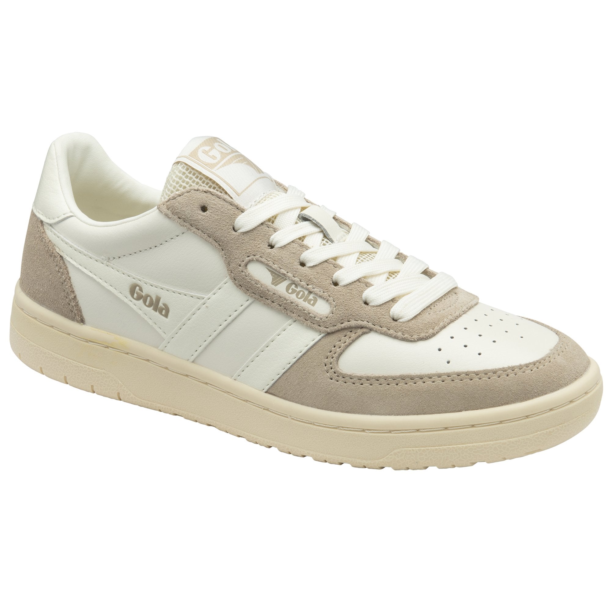 gola-hawk-89-damen-sneaker-court-retro-mit-beige-wildleder image 2