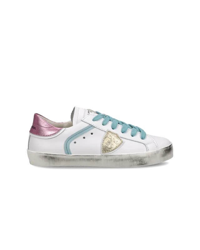 philippe-model-prsx-kids-sneaker-wei-rosa-hellblau image 1