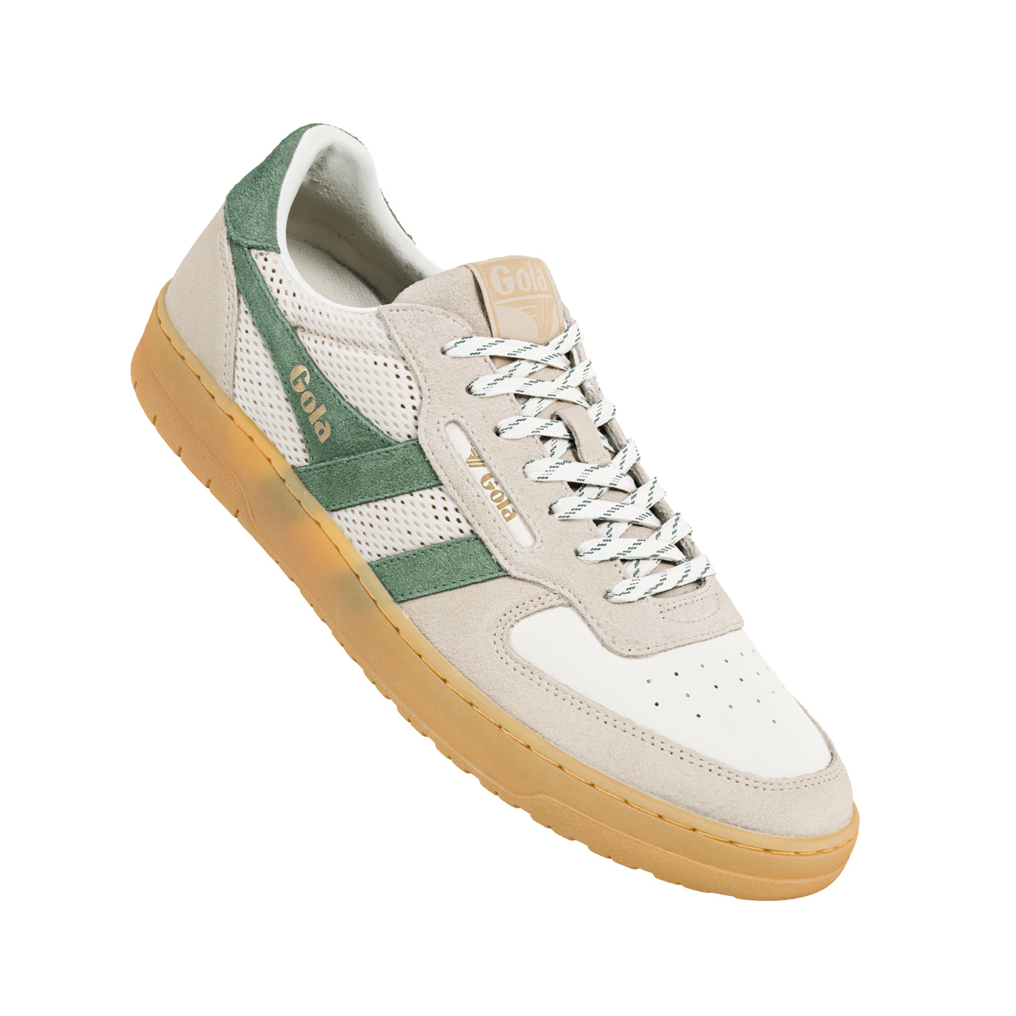gola-hawk-83-herren-sneaker-beige-gr-n-mesh image 5