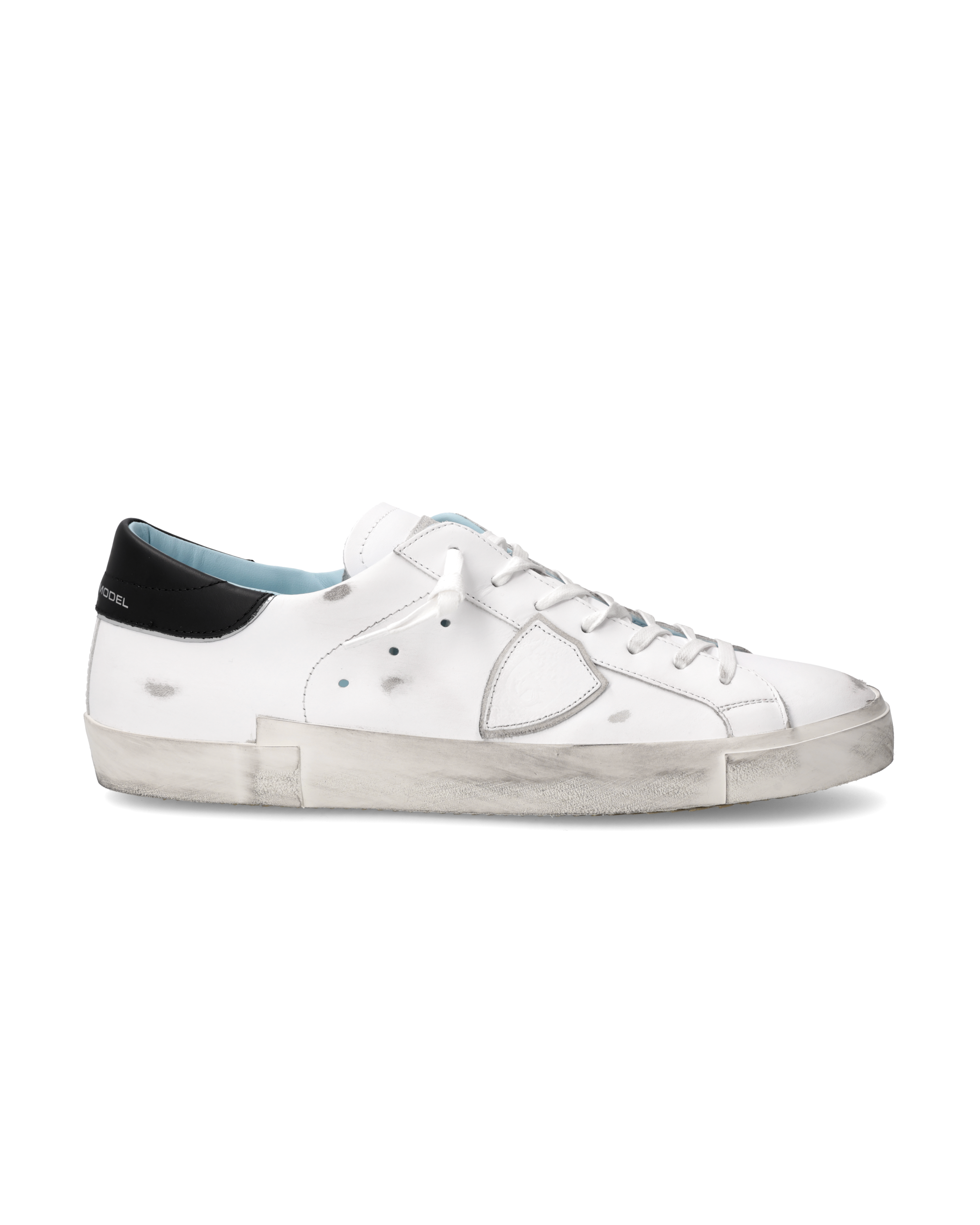 philippe-model-prsx-herren-sneaker-wei-schwarz image 1