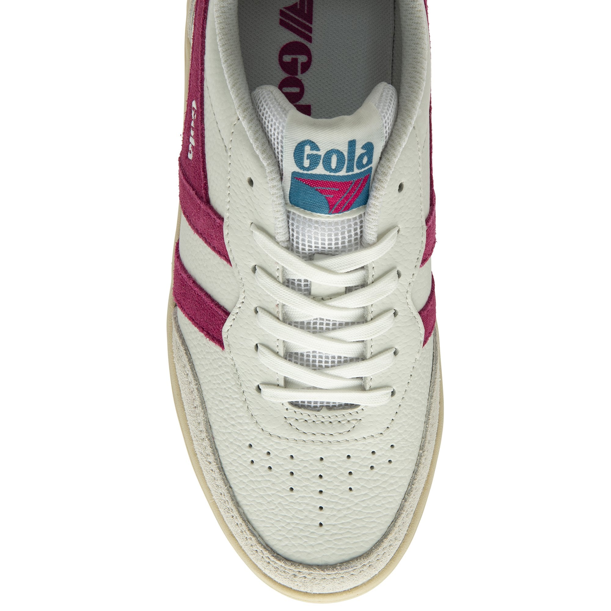 gola-topspin-damen-sneaker-wei-fuchsia-pfauenblau image 5