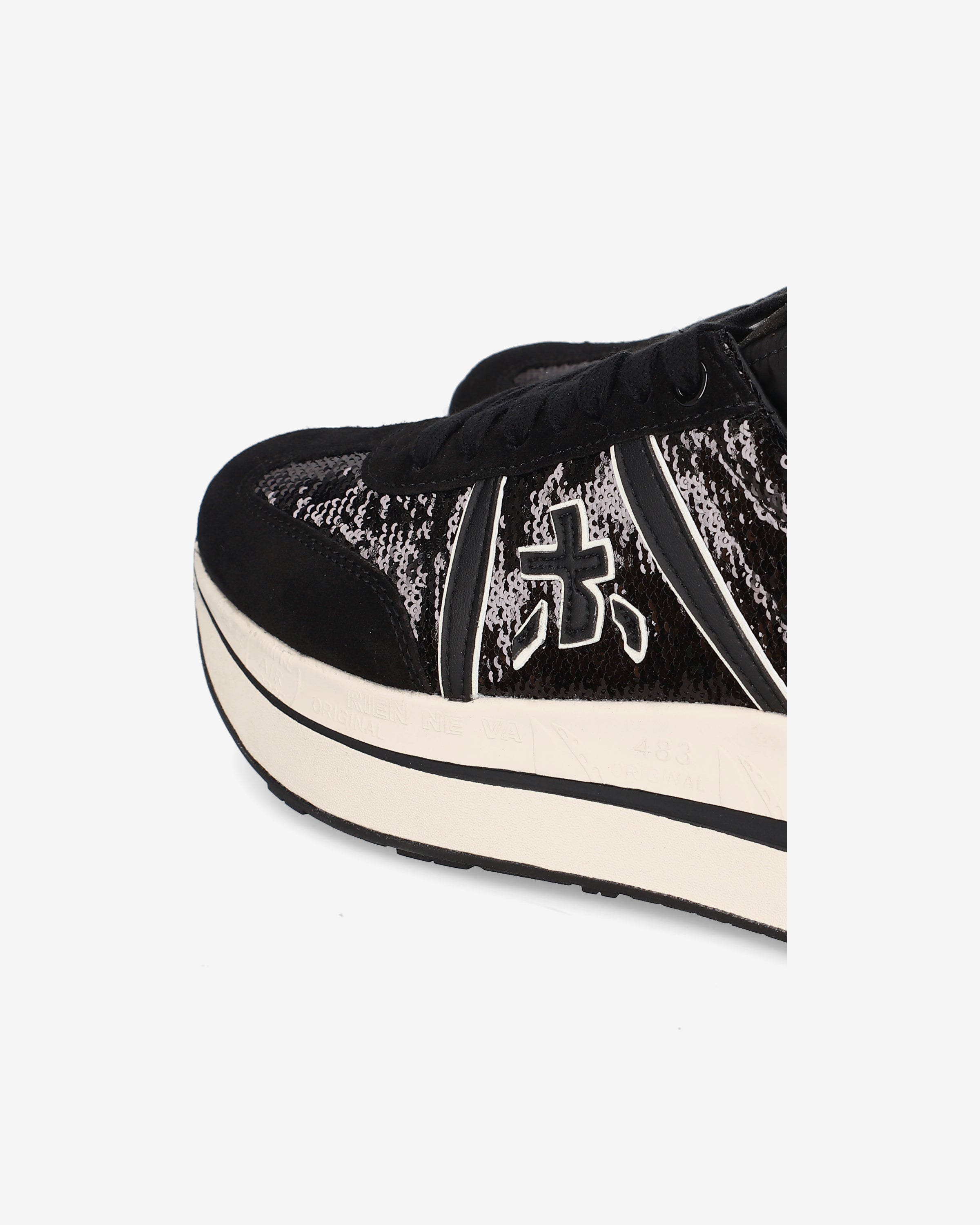 premiata-bethcoin-8504-damen-platform-sneaker-pailletten-suede image 6