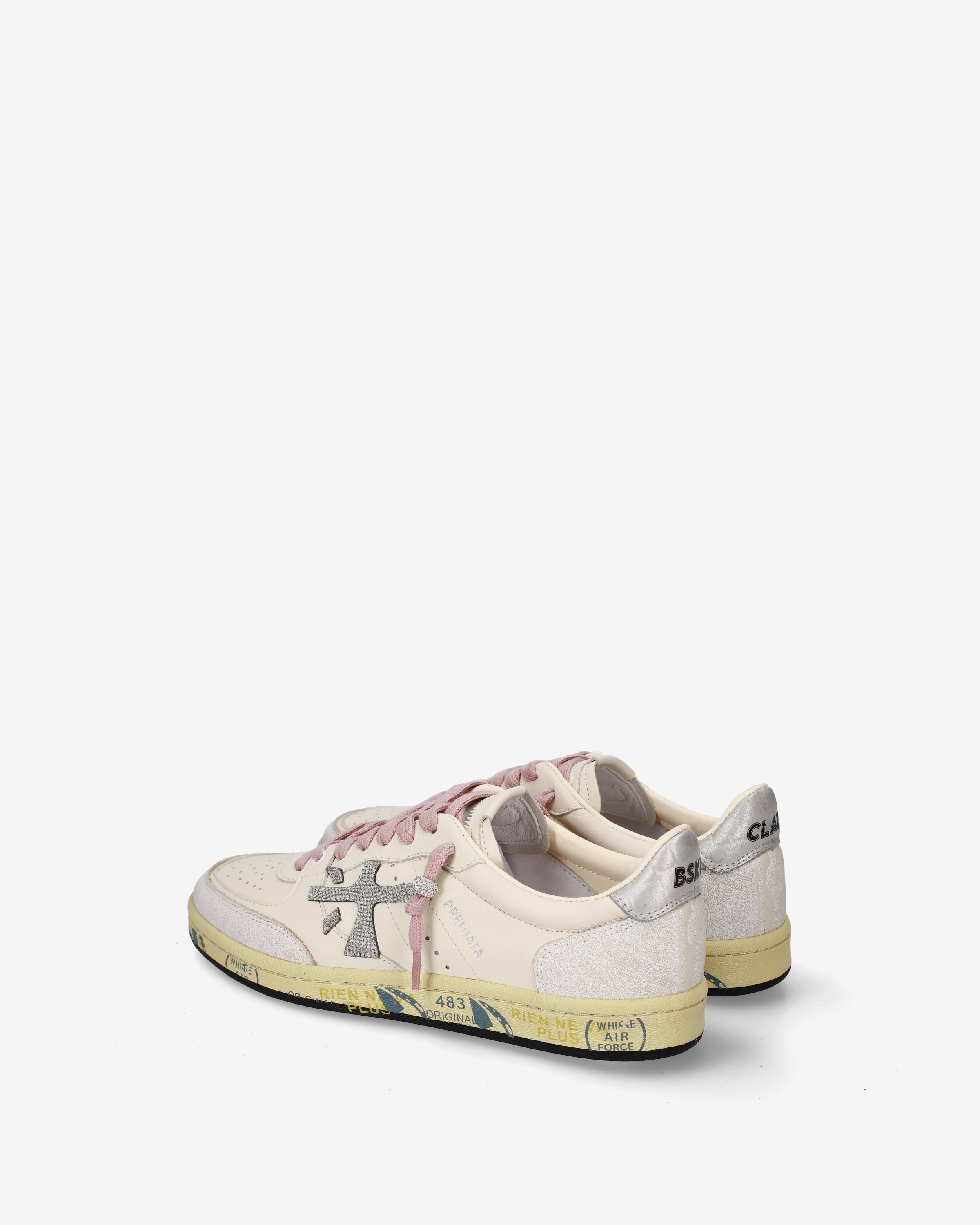 premiata-bskt-clayd-8467-sneaker-white-leder-suede image 5