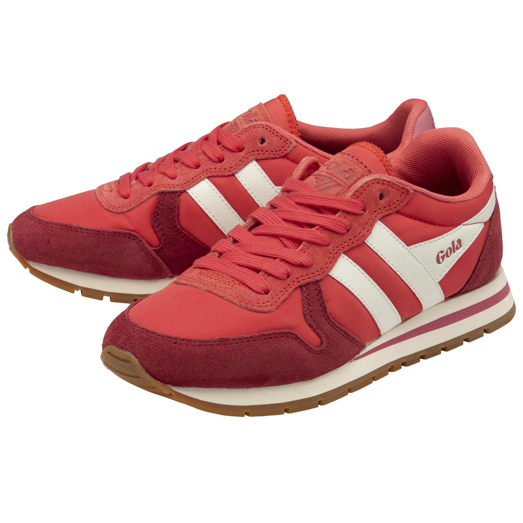 gola-daytona-chute-sneaker-f-r-damen-koralle-rot-off-white image 3