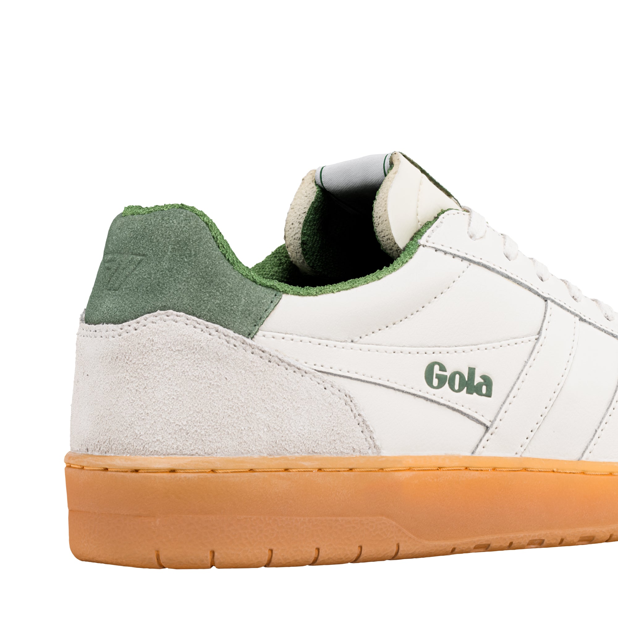gola-eagle-86-herren-sneaker-tennis-sneaker-in-off-white-evergreen image 6