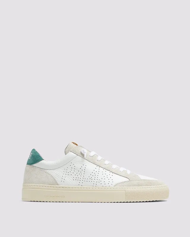 p448-soho-forest-herren-sneaker-wei-dunkelgr-n-leder-wildleder image 1