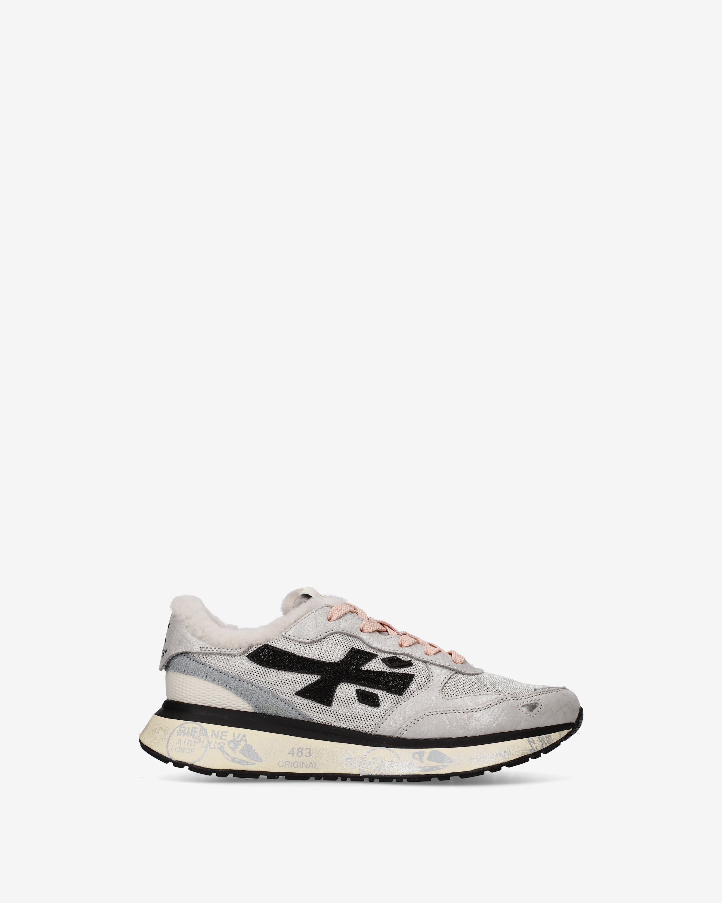 premiata-lauryn-8533m-sneaker-damen-hell-mit-shearling image 1