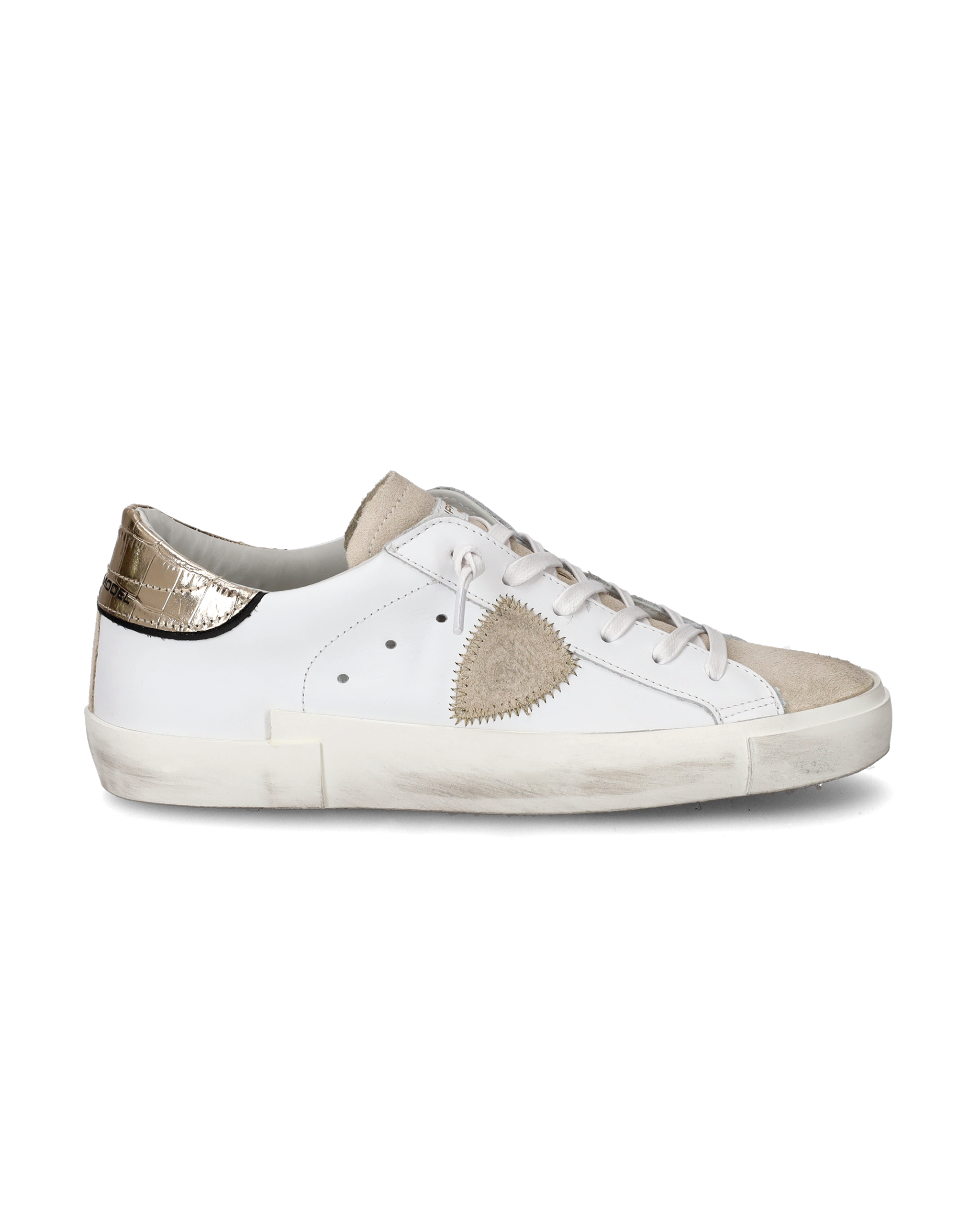 philippe-model-prsx-sneaker-damen-wei-gold-leder image 1