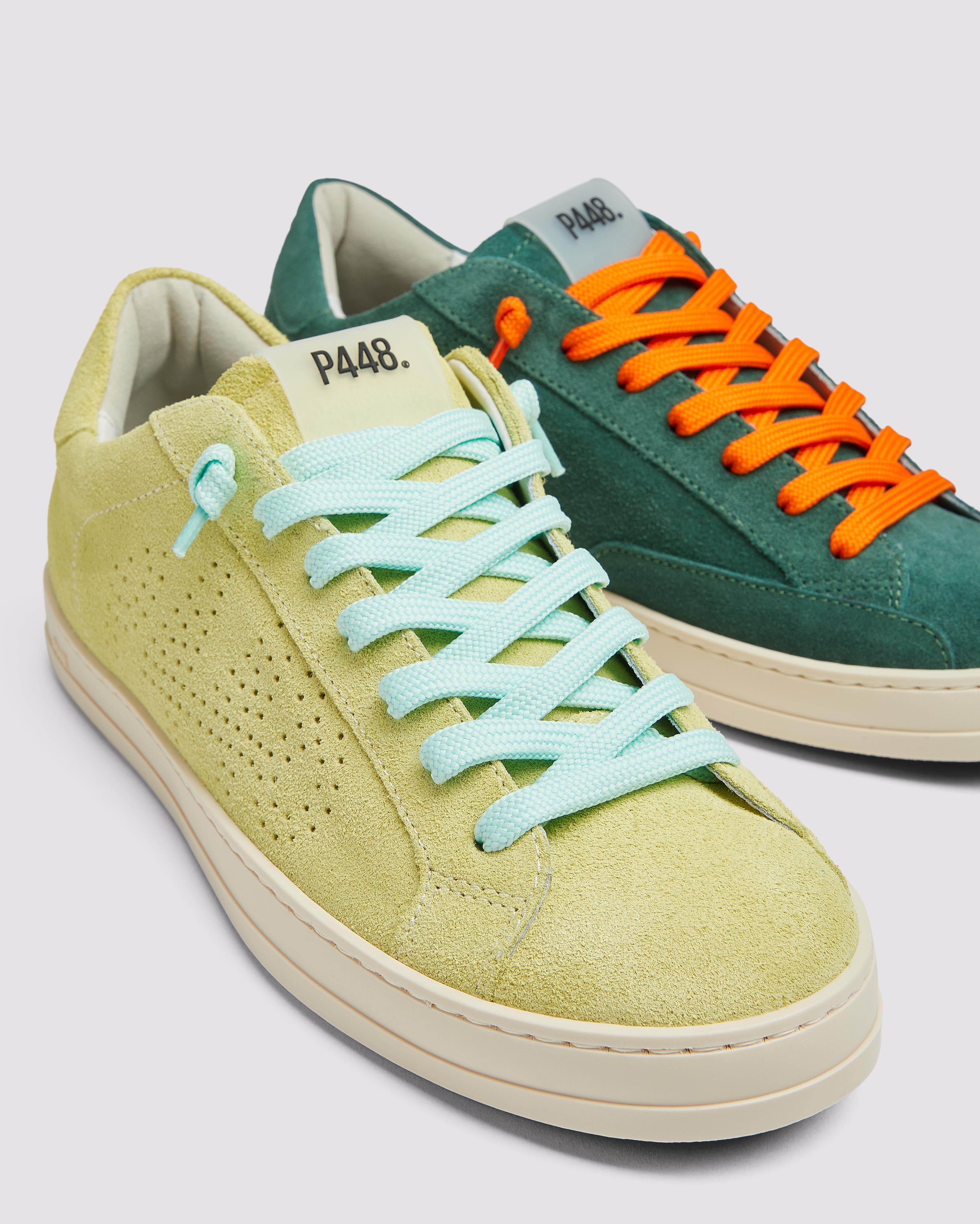 p448-john-kaleidoscope-lemon-damen-low-top-sneaker image 3