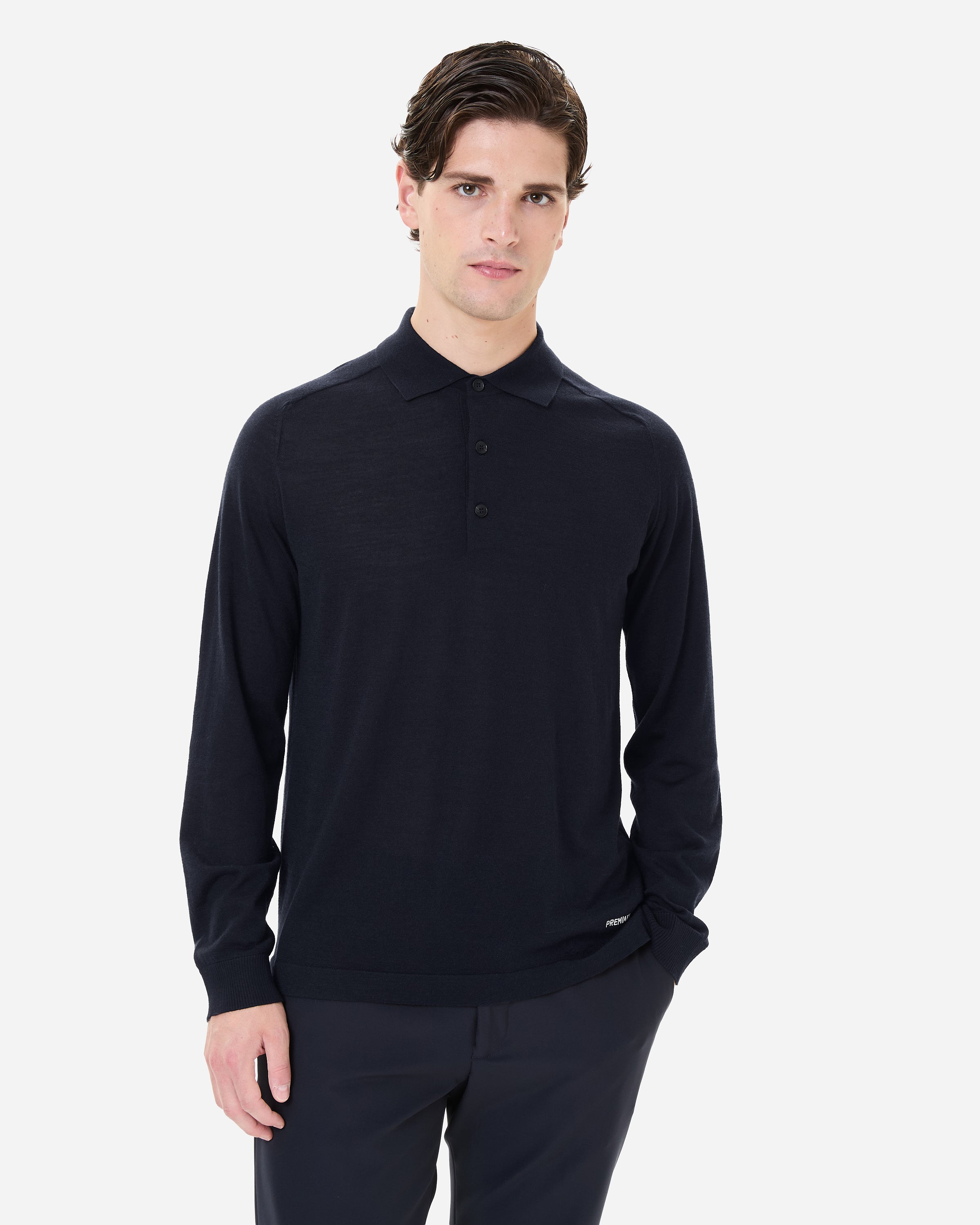 premiata-polo-knit-dark-blue-herren-strickpolo-langarm image 2
